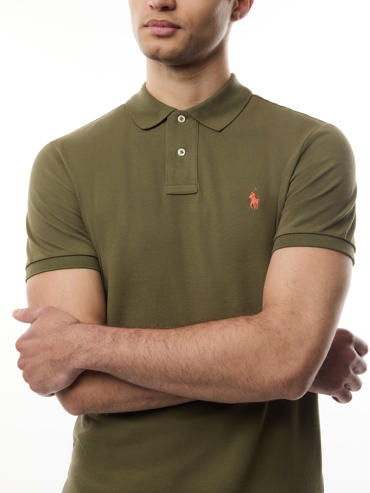 Mesh Slim Fit Polo Shirt