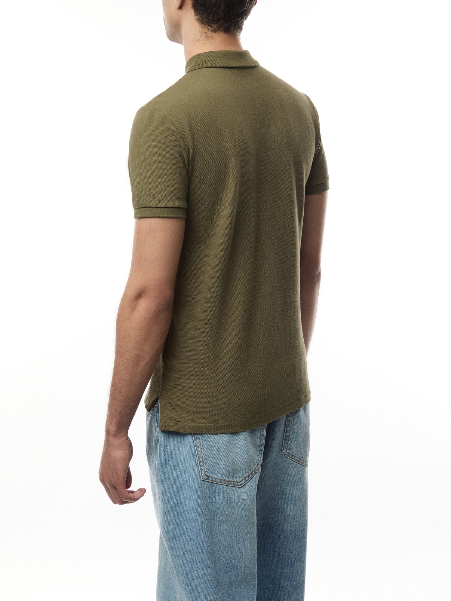Mesh Slim Fit Polo Shirt