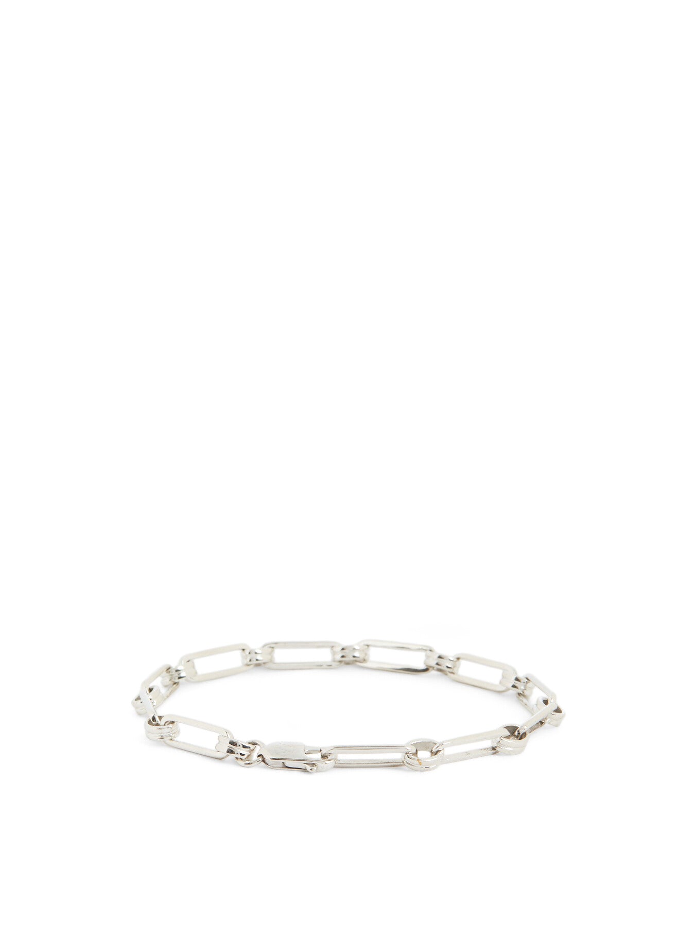 Silver Aegis Chain Bracelet