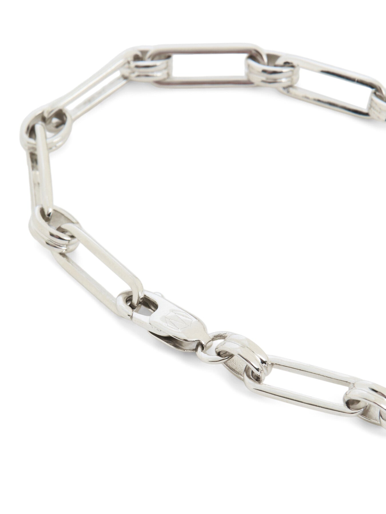 Silver Aegis Chain Bracelet