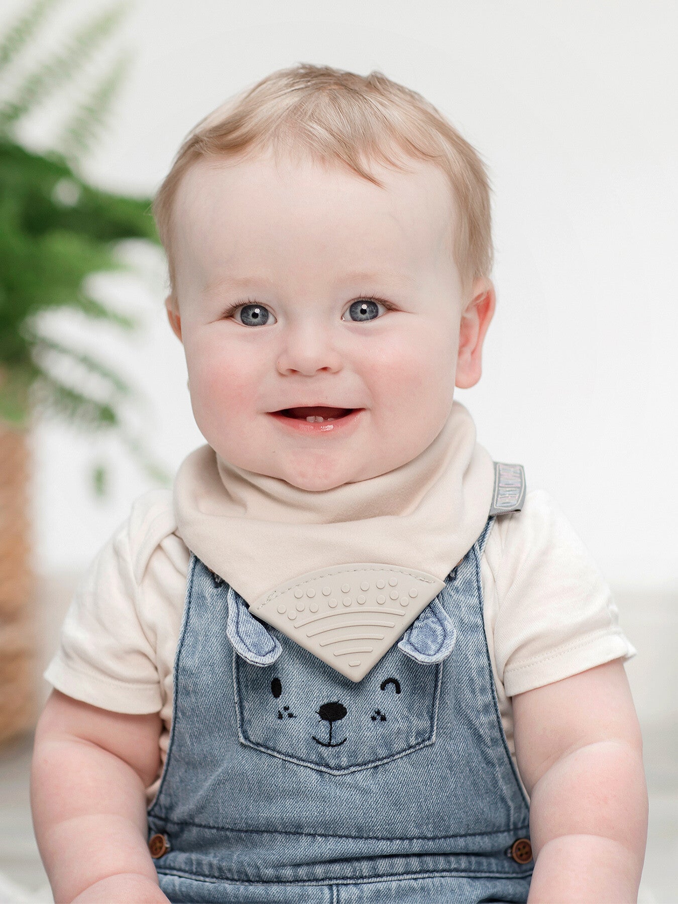 Cheeky Chompers Teething Dribble Bib Leopard Spots