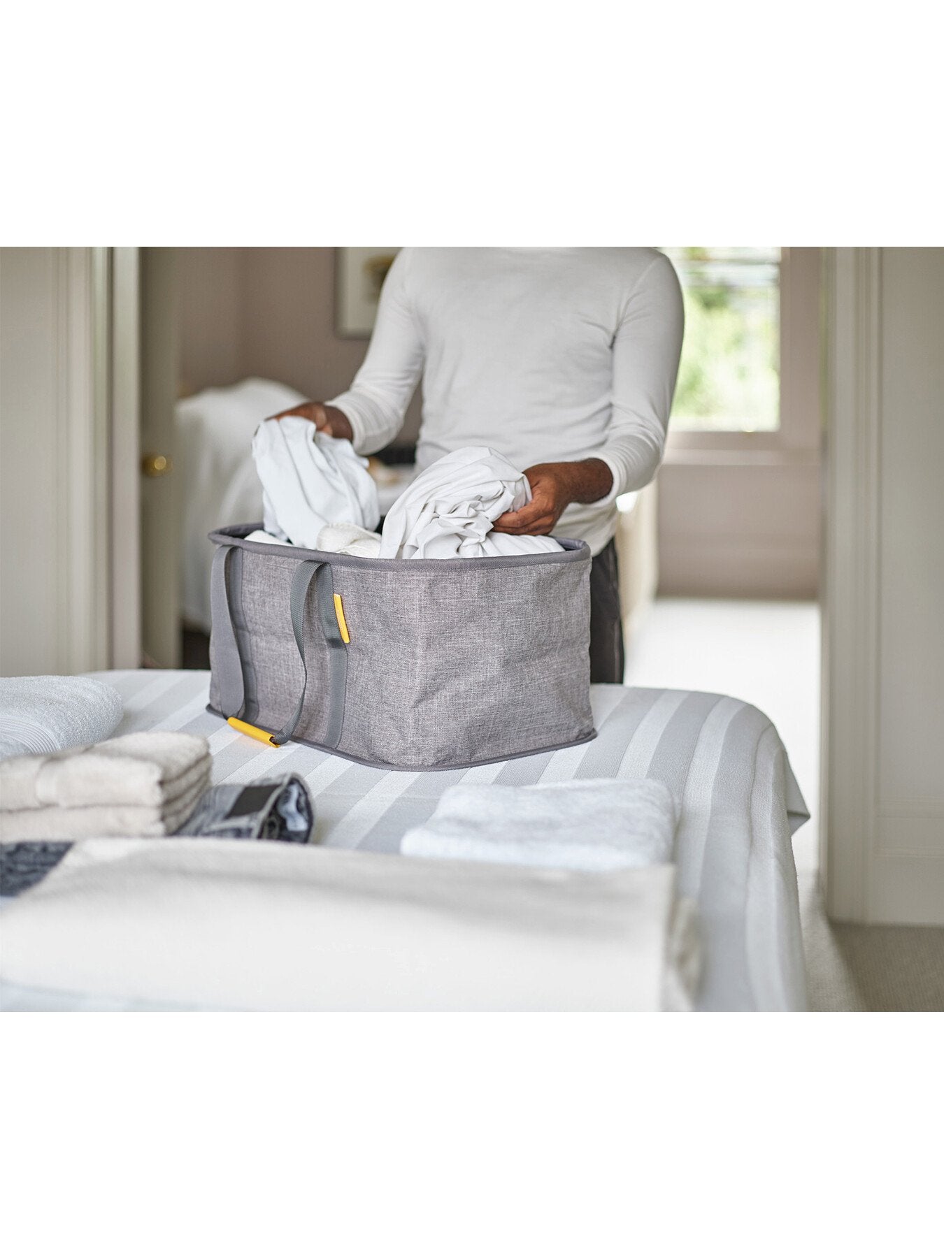 Hold All Collapsible Laundry Basket 35L