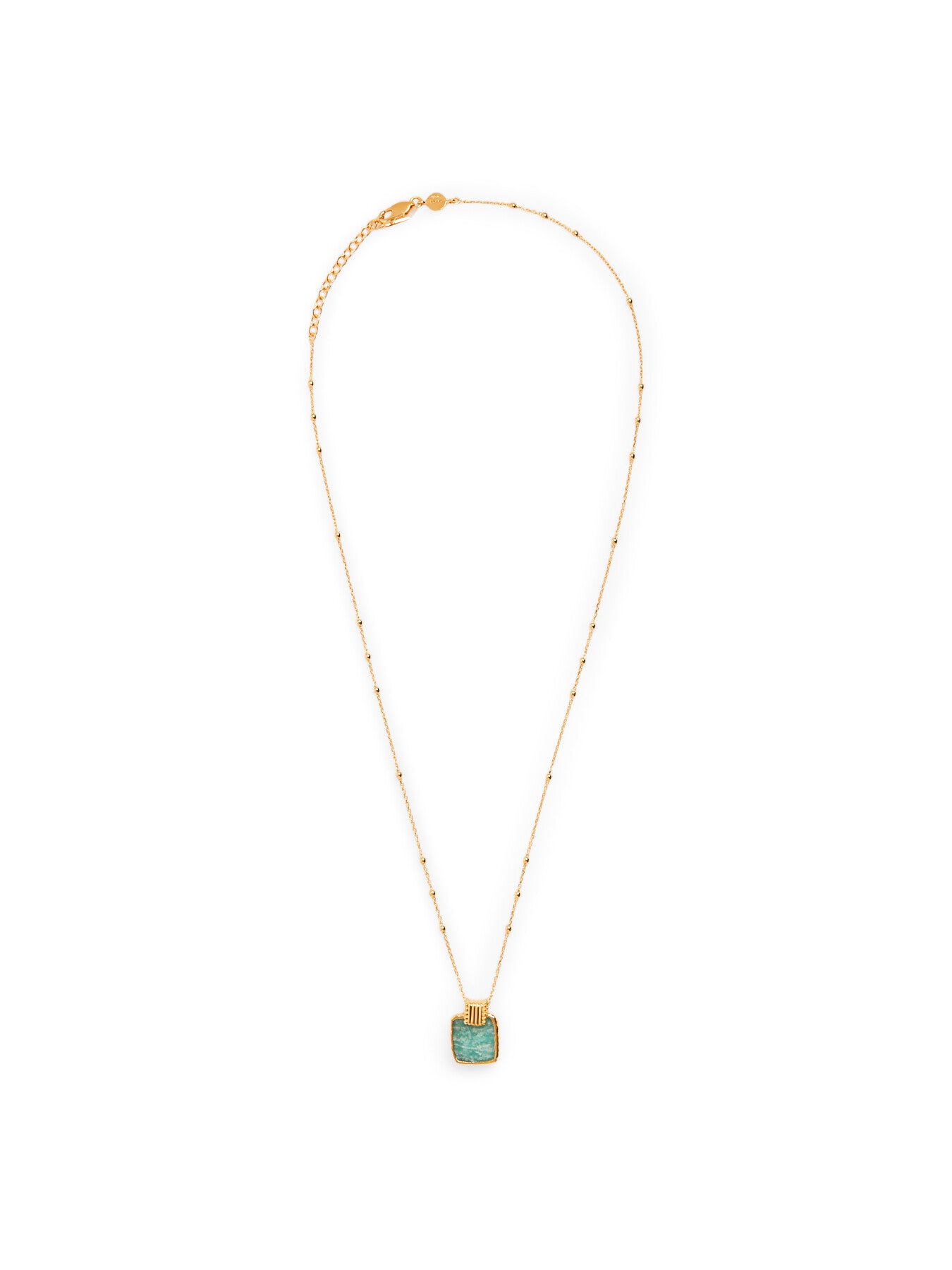 Amazonite Lena Charm Necklace