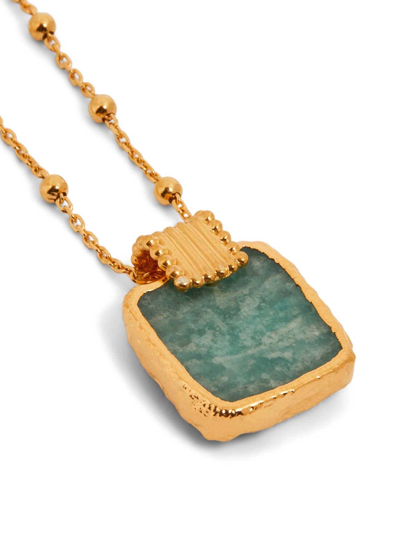 Amazonite Lena Charm Necklace