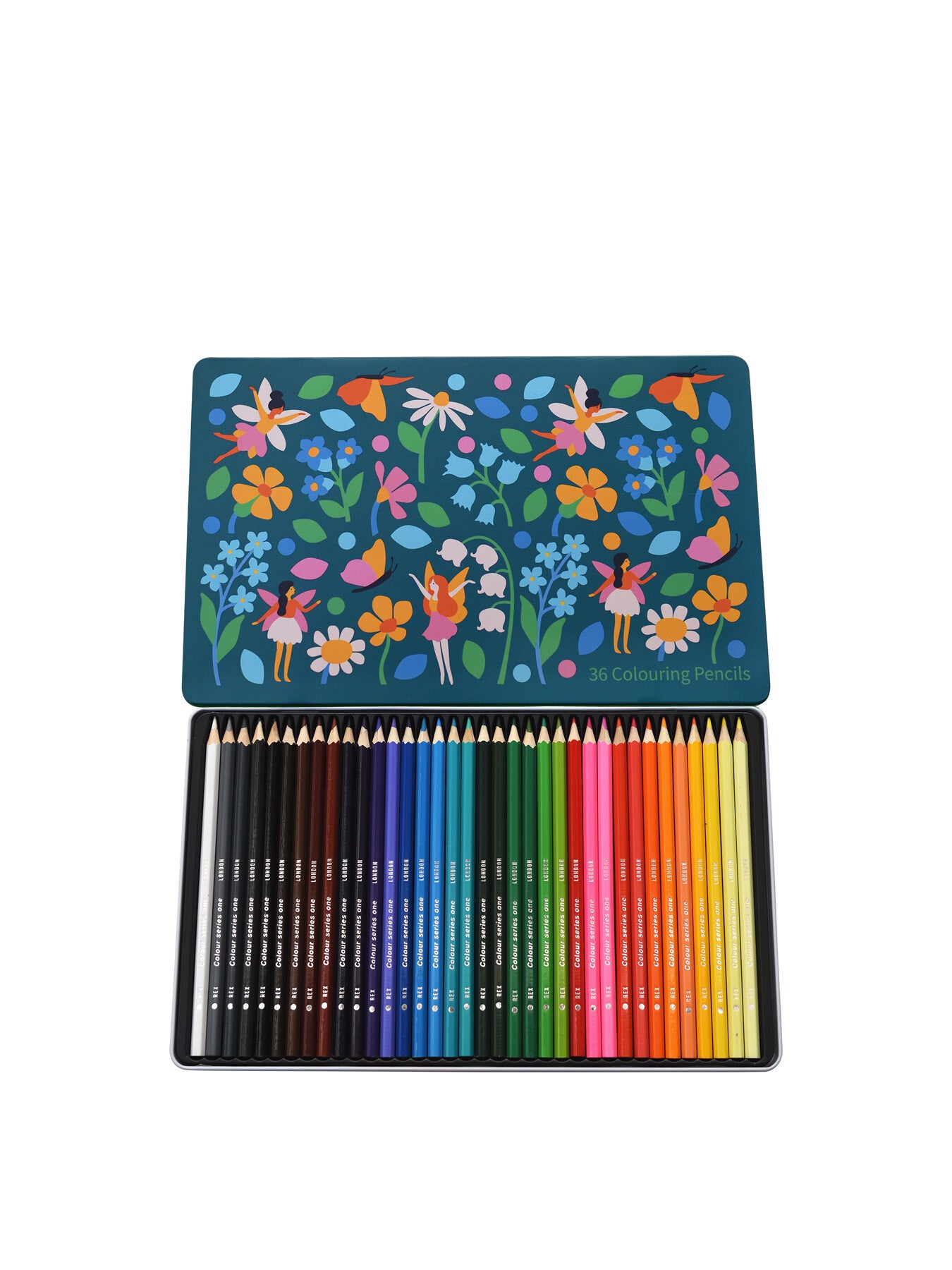 Garden Fairies Colouring Pencils Tin