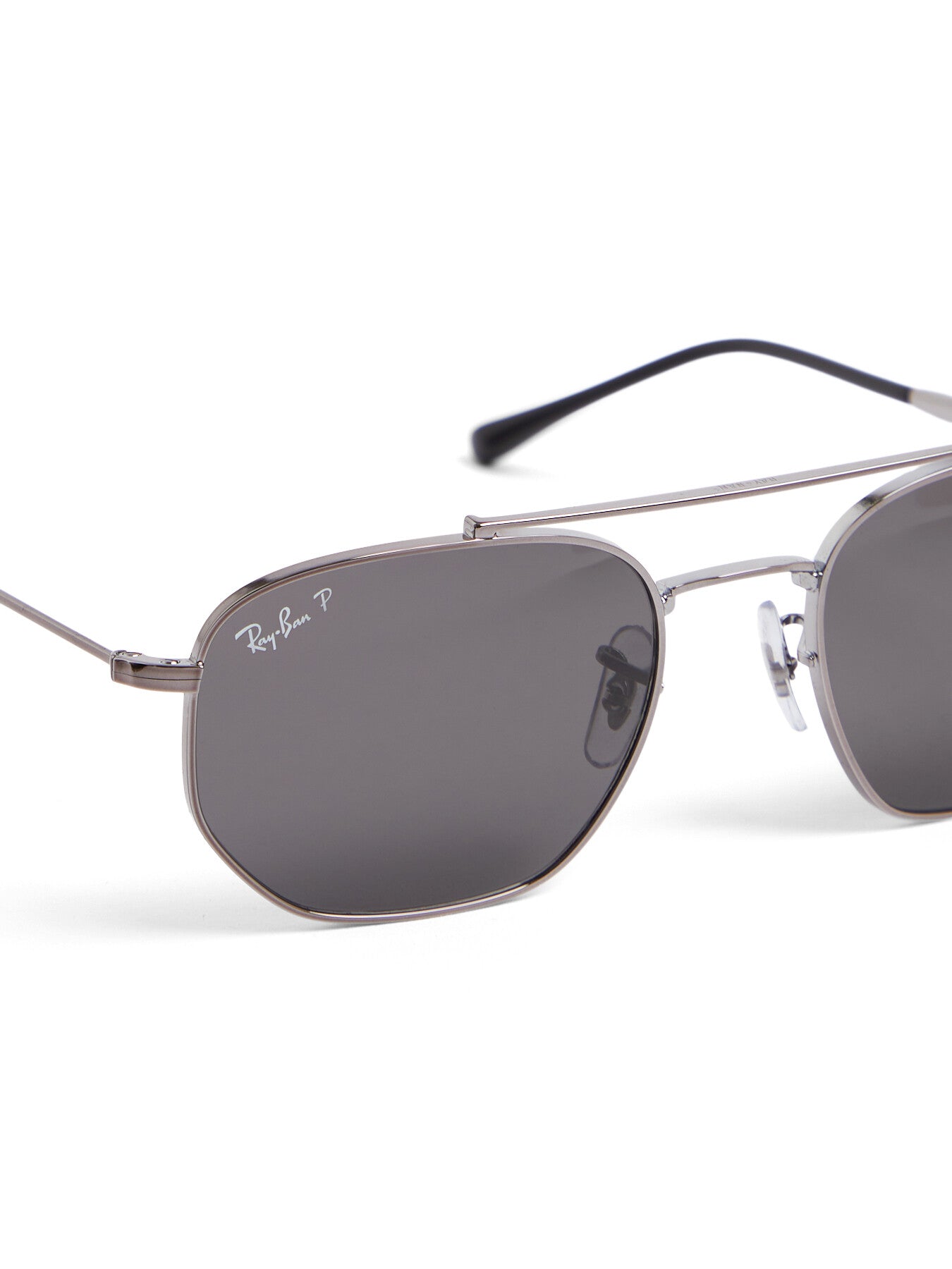 RB3707 Angular Polarised Metal Sunglasses