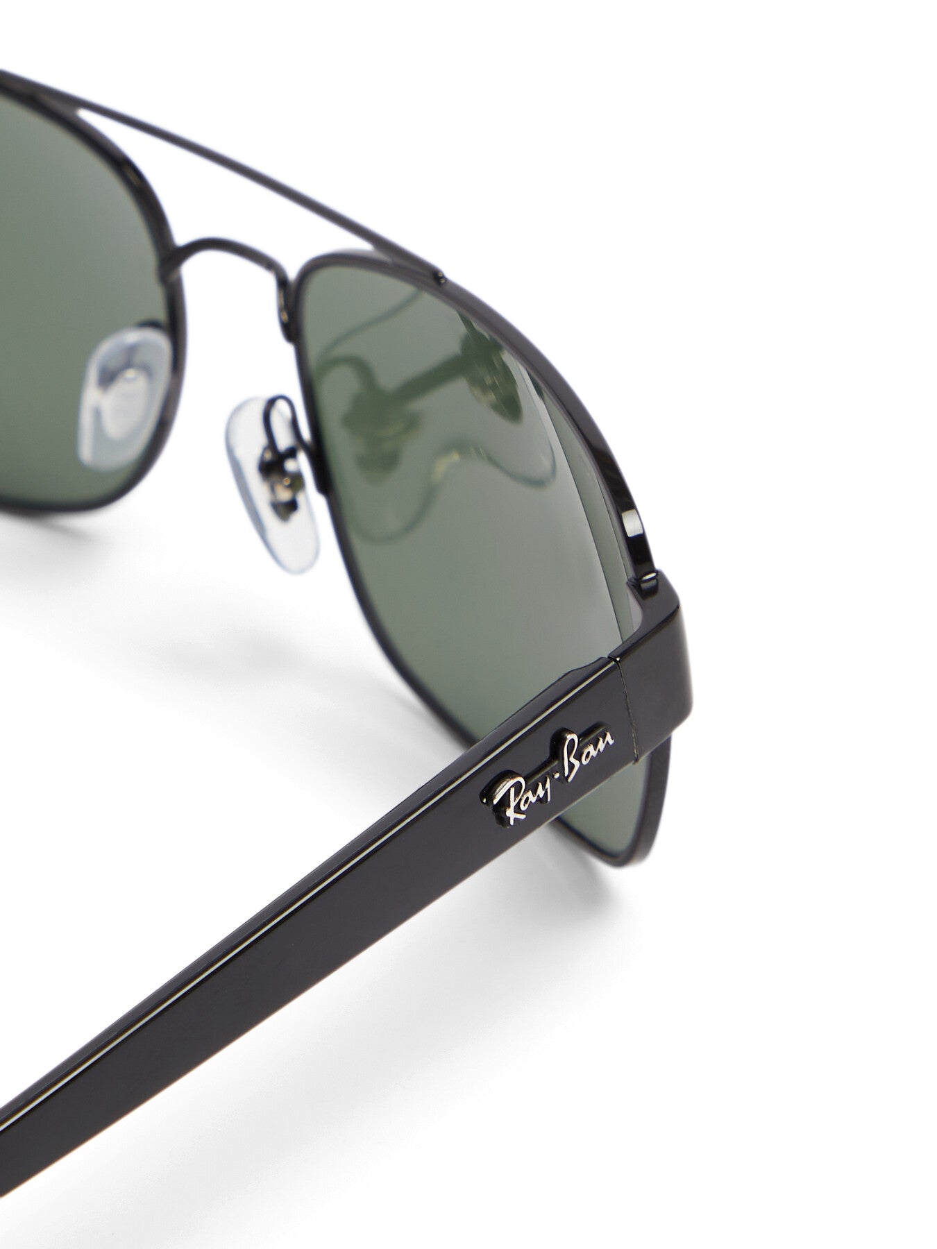 RB3687 Metal Double Bridge Square Sunglasses