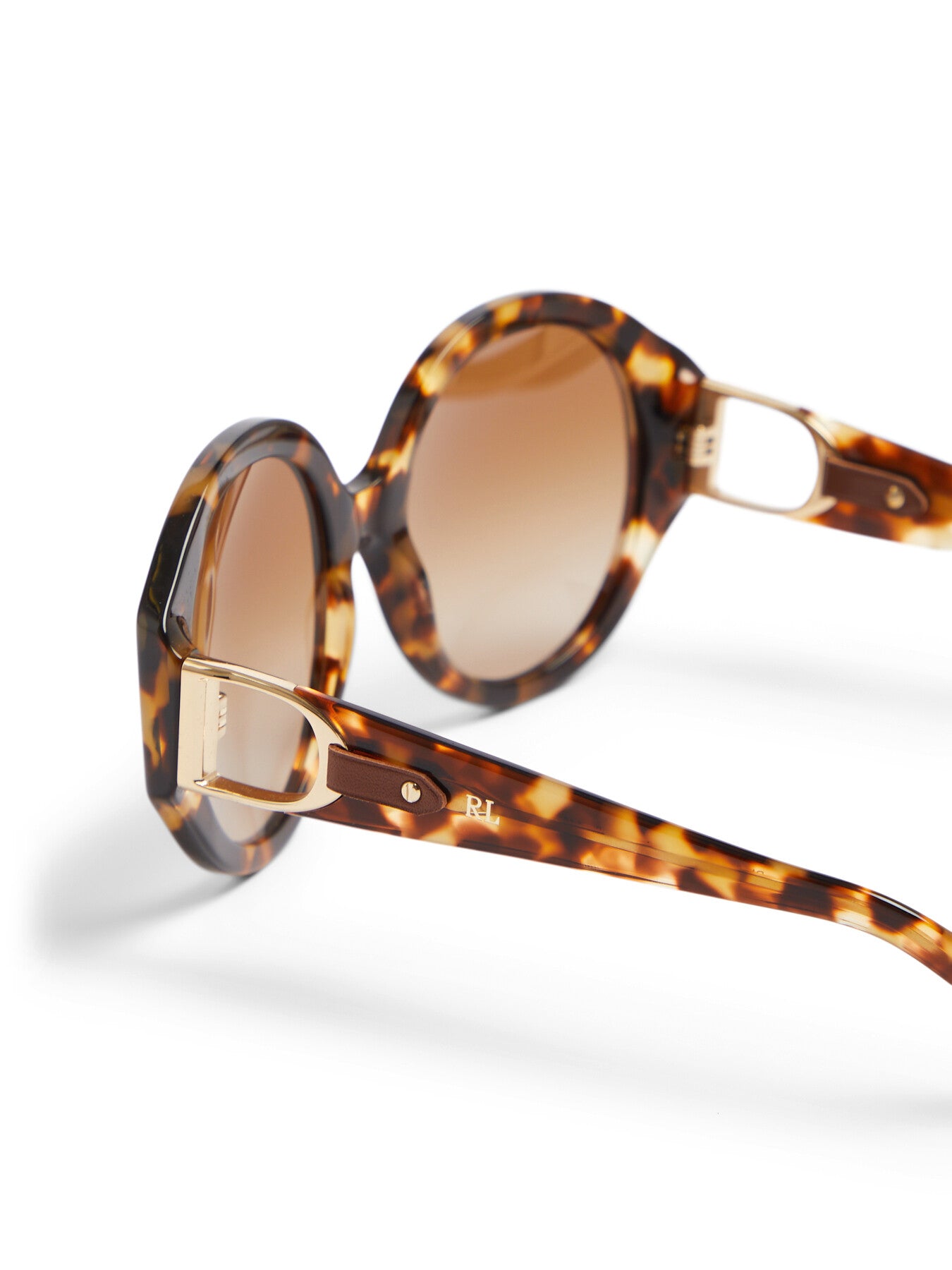Oversized Round Acetate Sunglasses