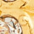 18CT Gold plated Silver and crystals