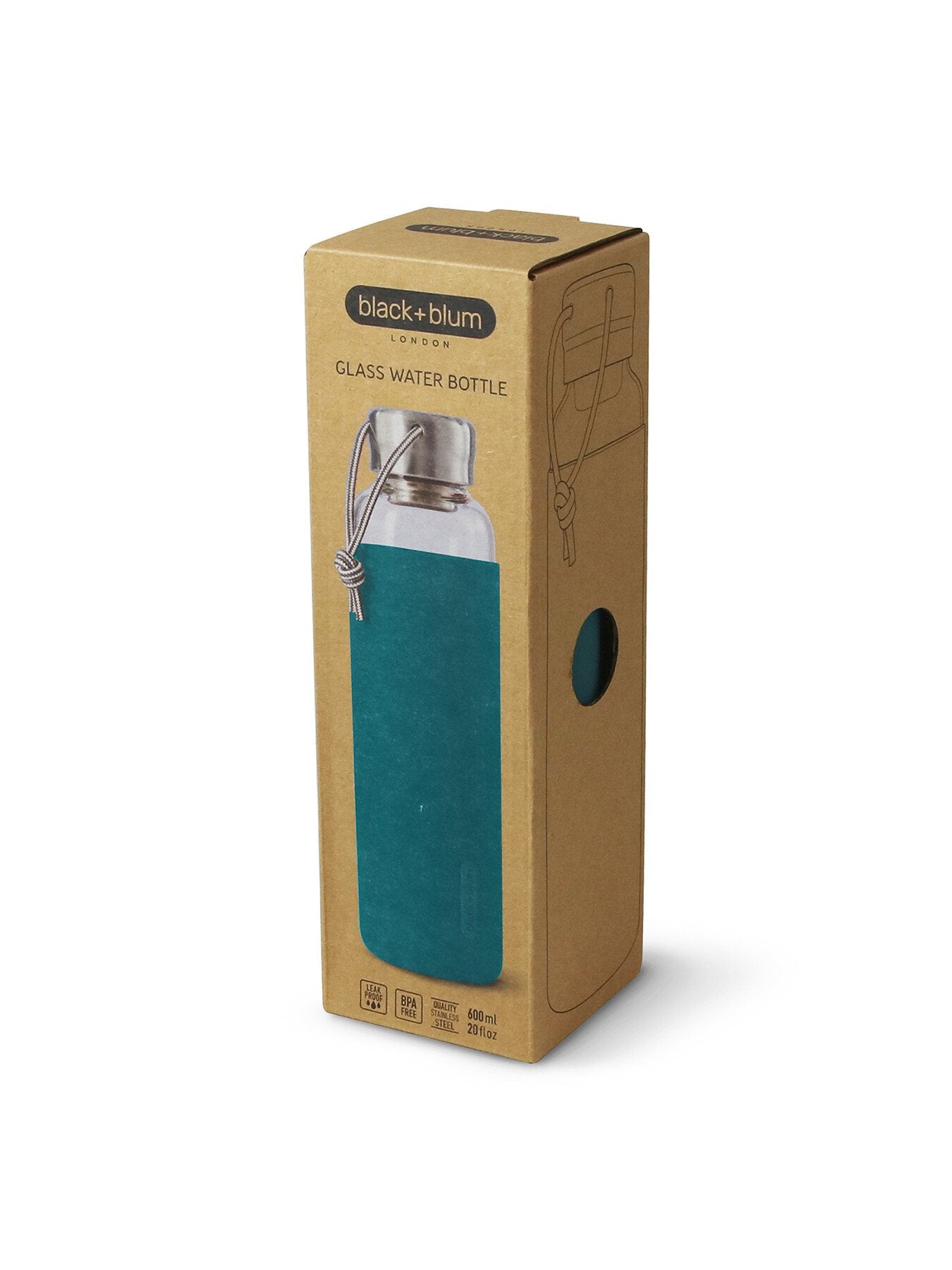Glass Water Bottle