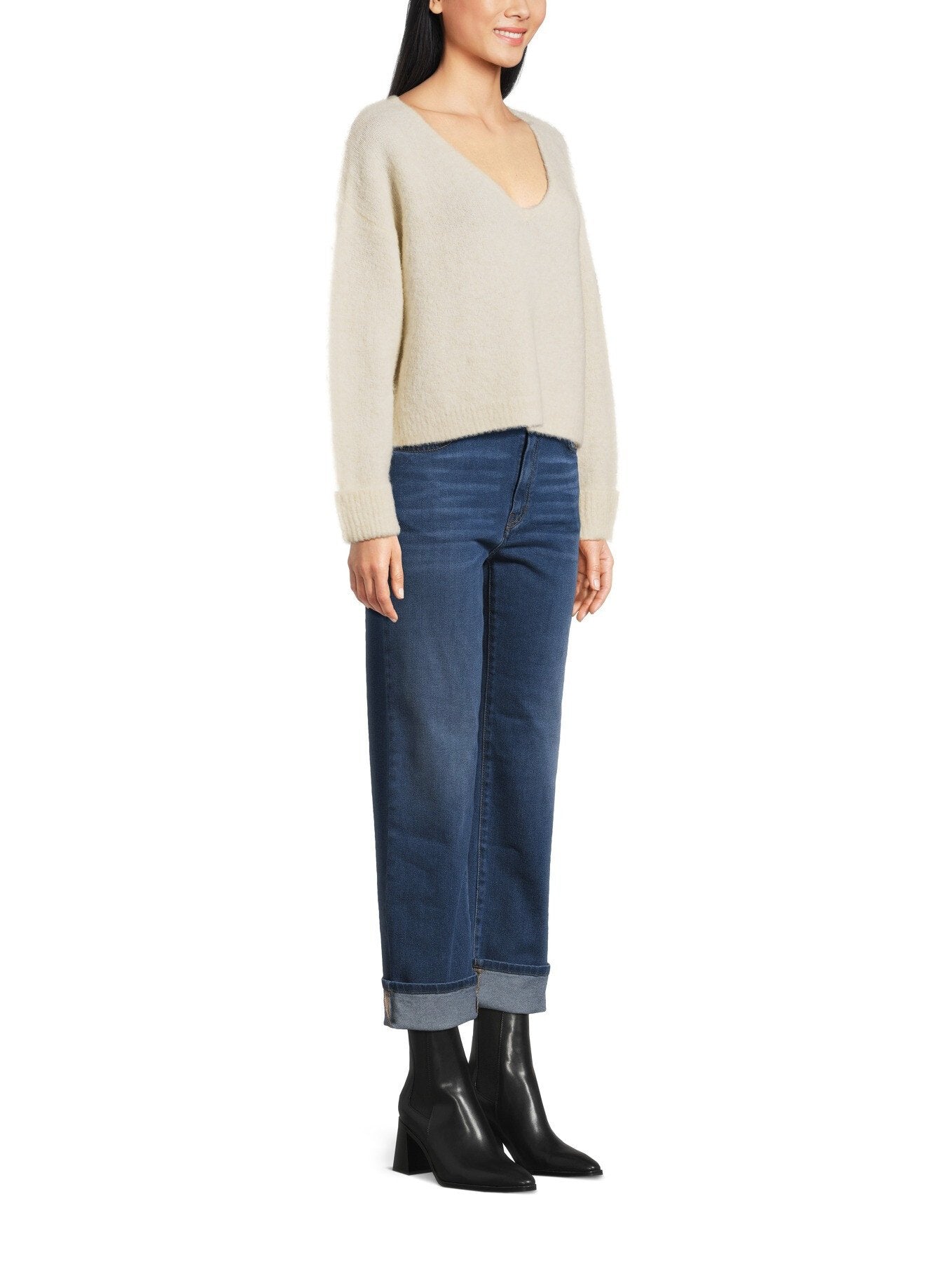 East V Neck Knit Jumper
