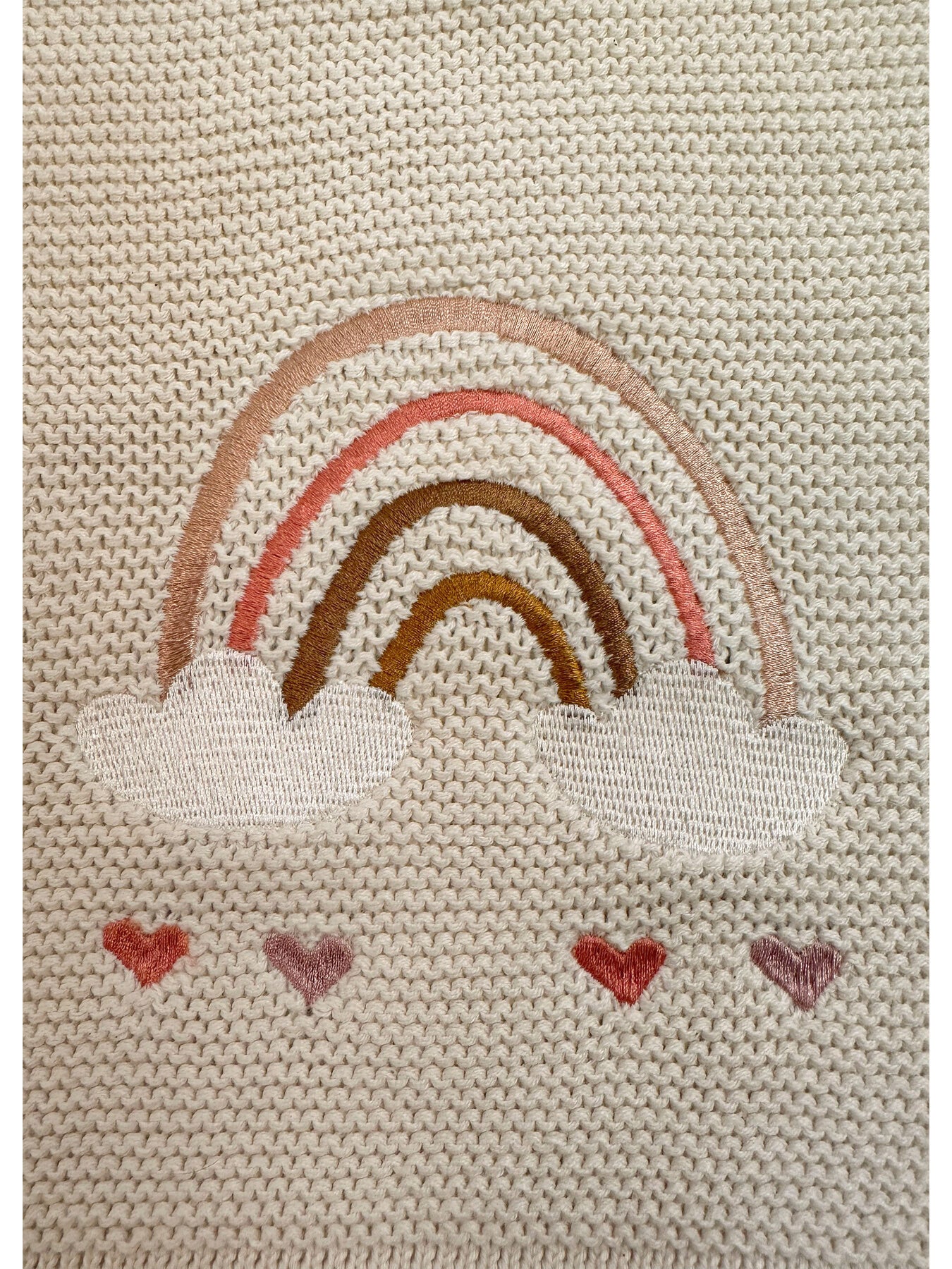 Embroided Rainbow Blanket