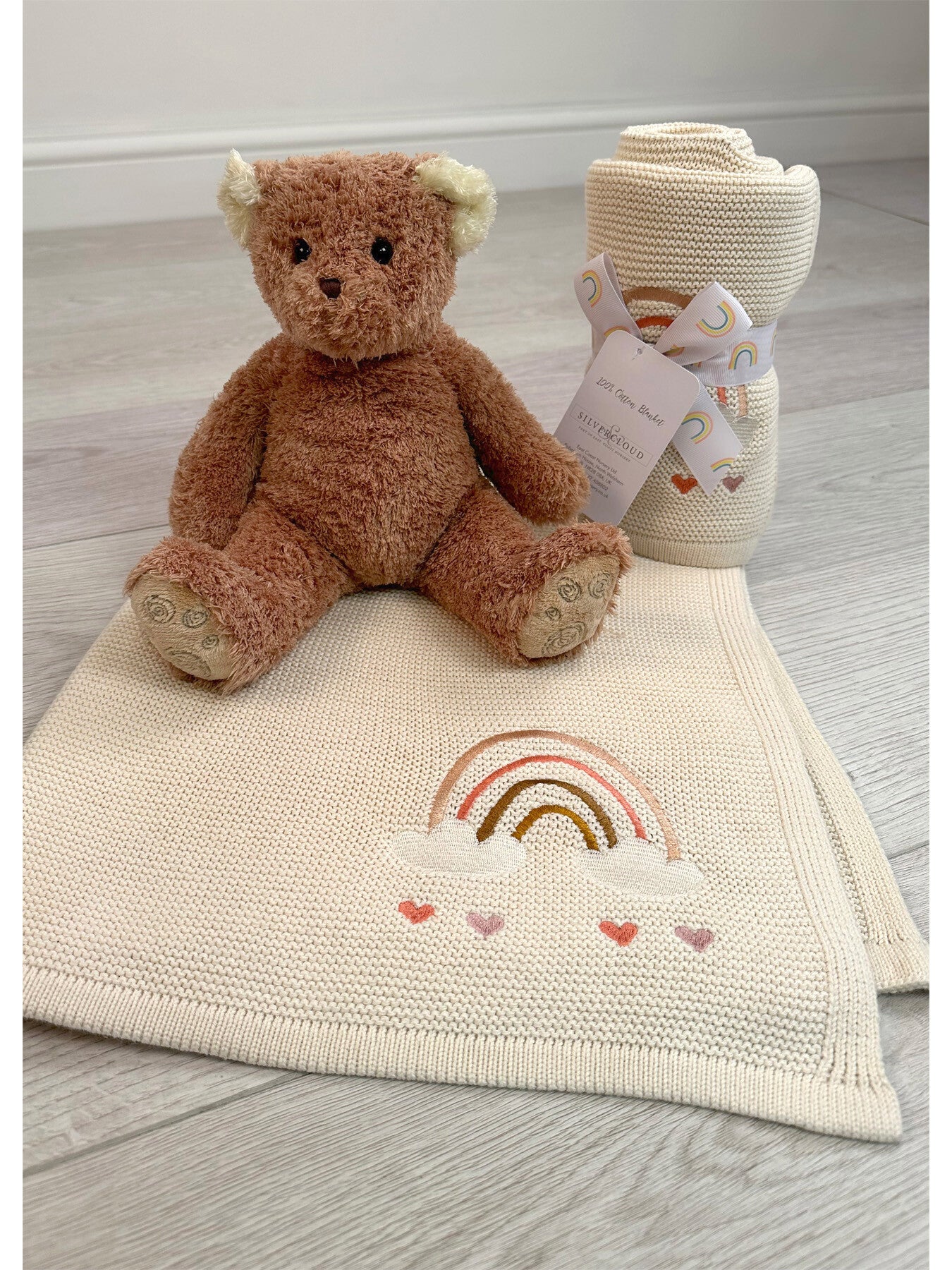 Embroided Rainbow Blanket