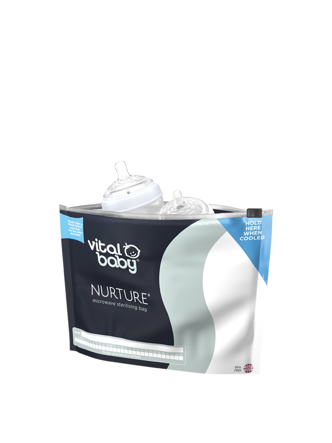 Vital Baby NURTURE microwave sterilising bags 5pk