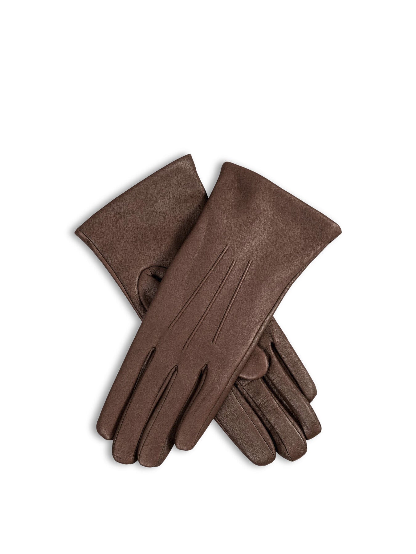 Maisie Three-Point Cashmere Lined Leather Gloves