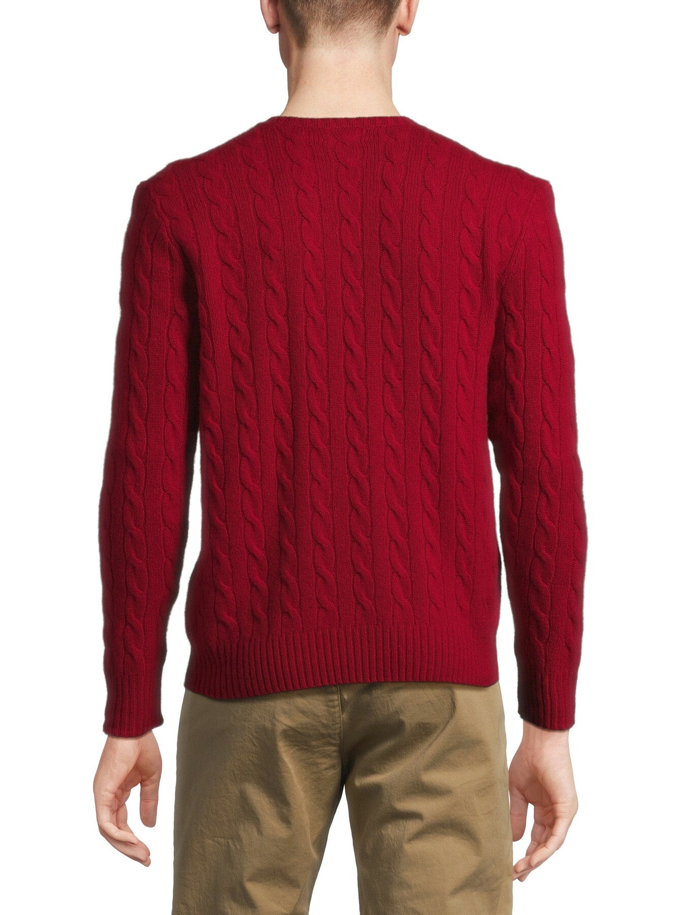 Cable Knit Wool Cashmere Sweater