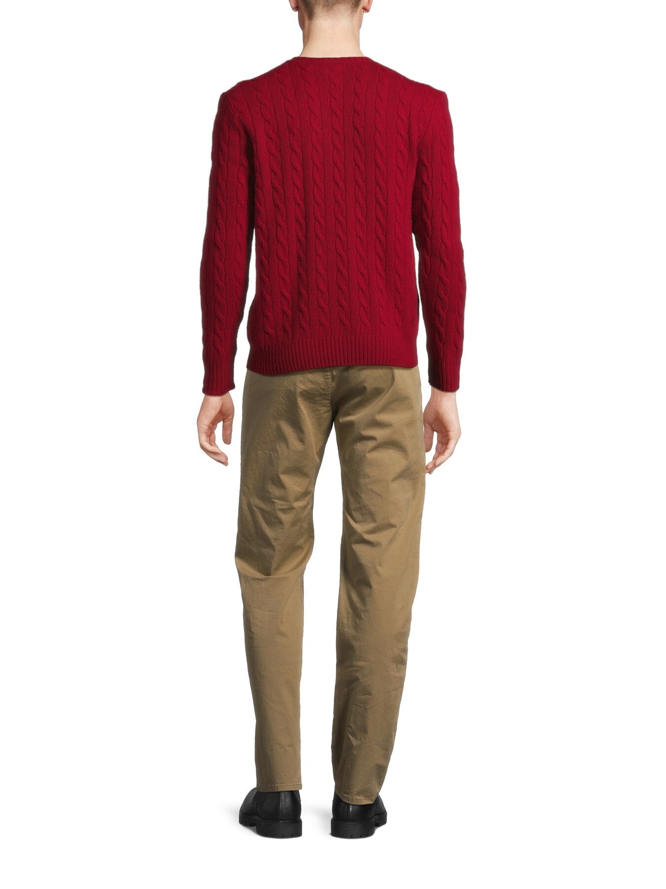 Cable Knit Wool Cashmere Sweater