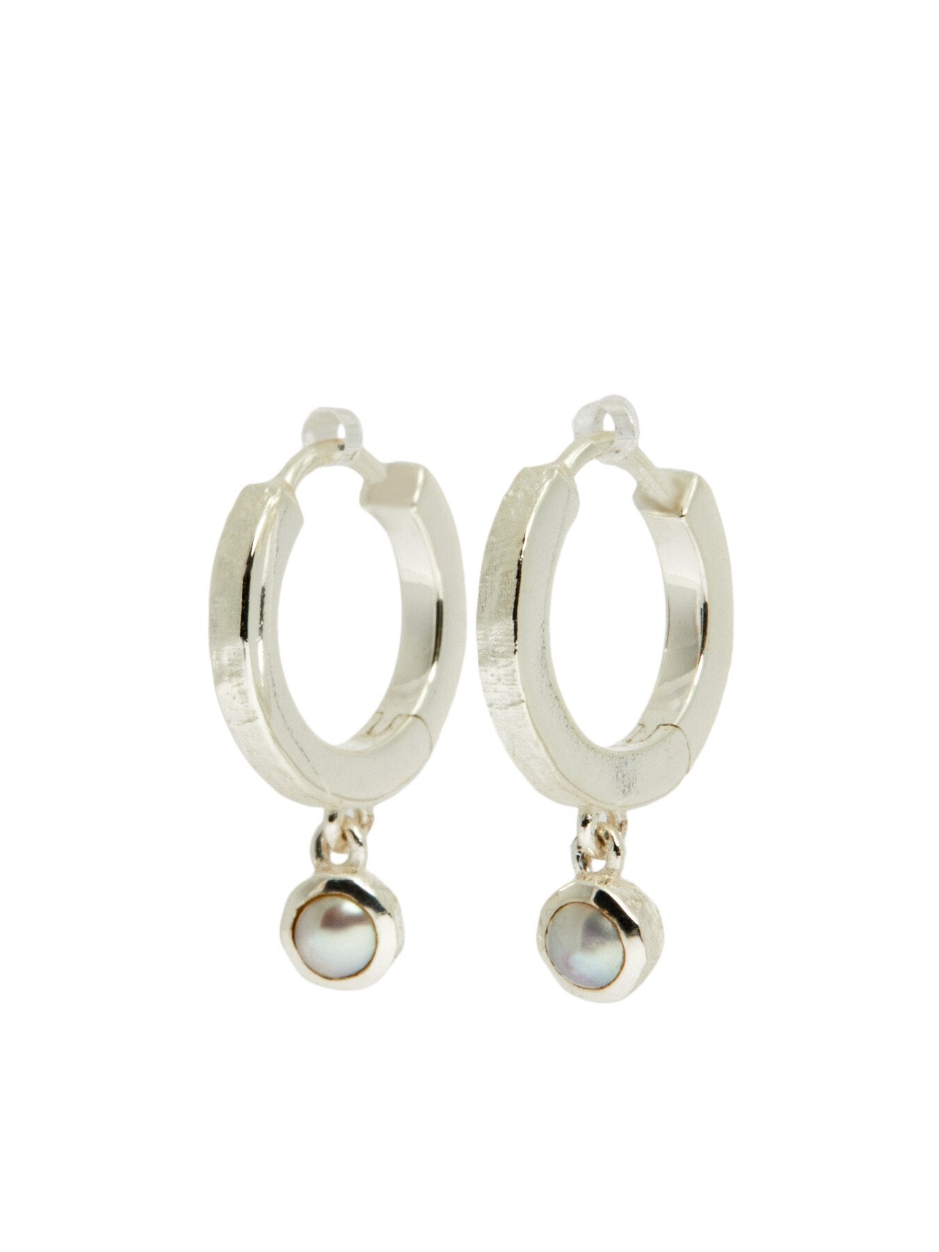 Pearl Hoop Earrings