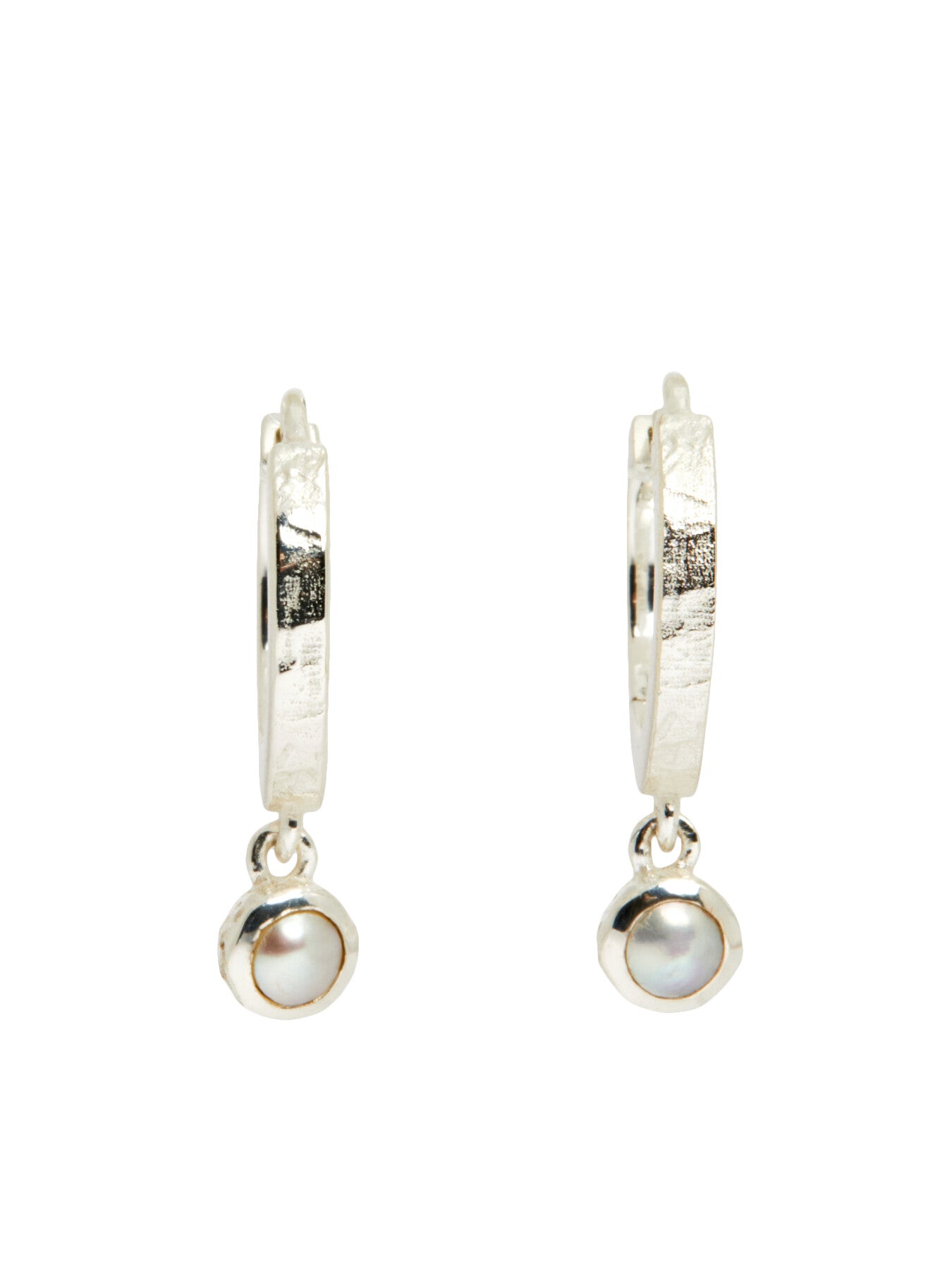 Pearl Hoop Earrings