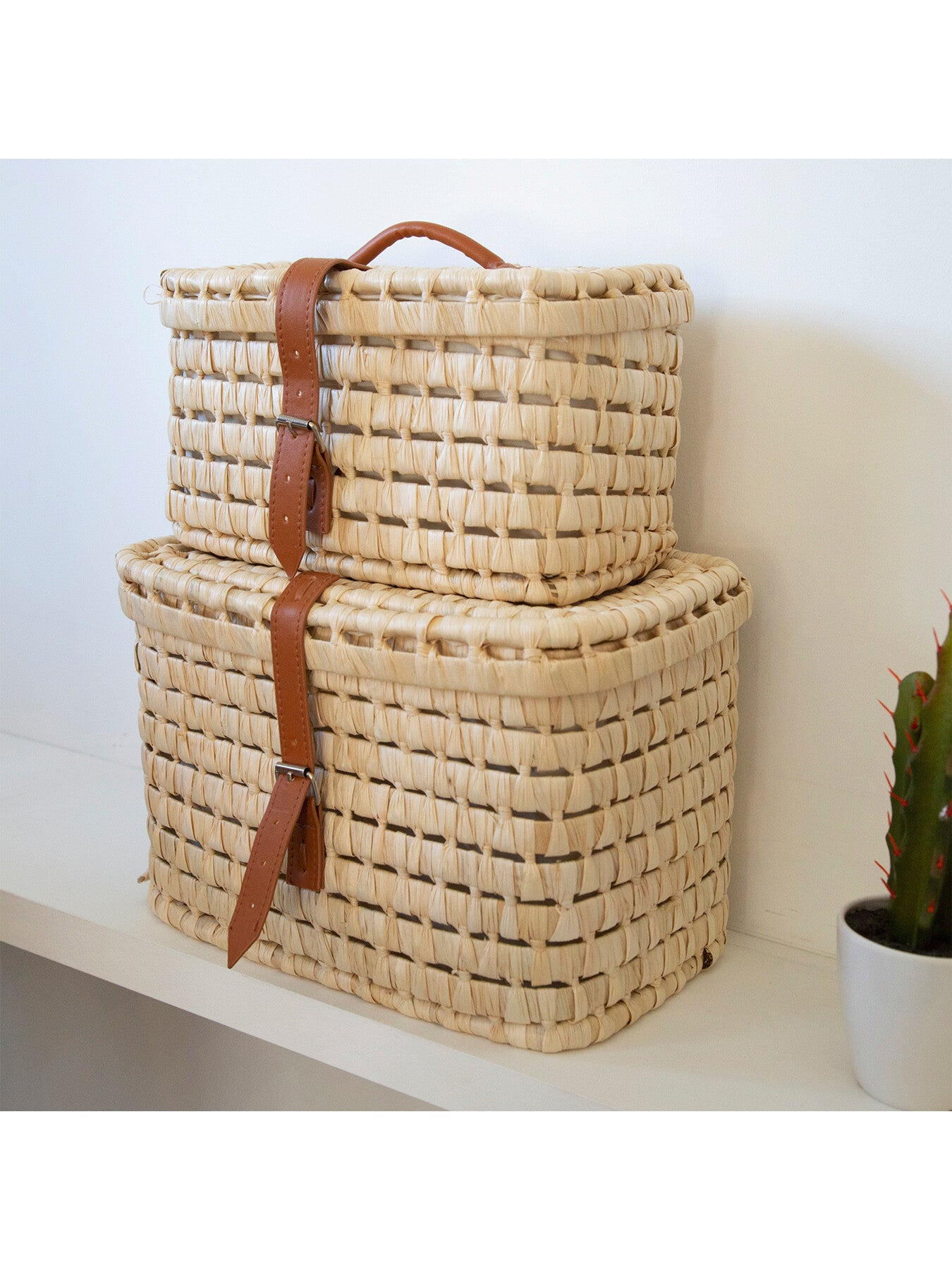 Small Corn Husk Storage Baskets