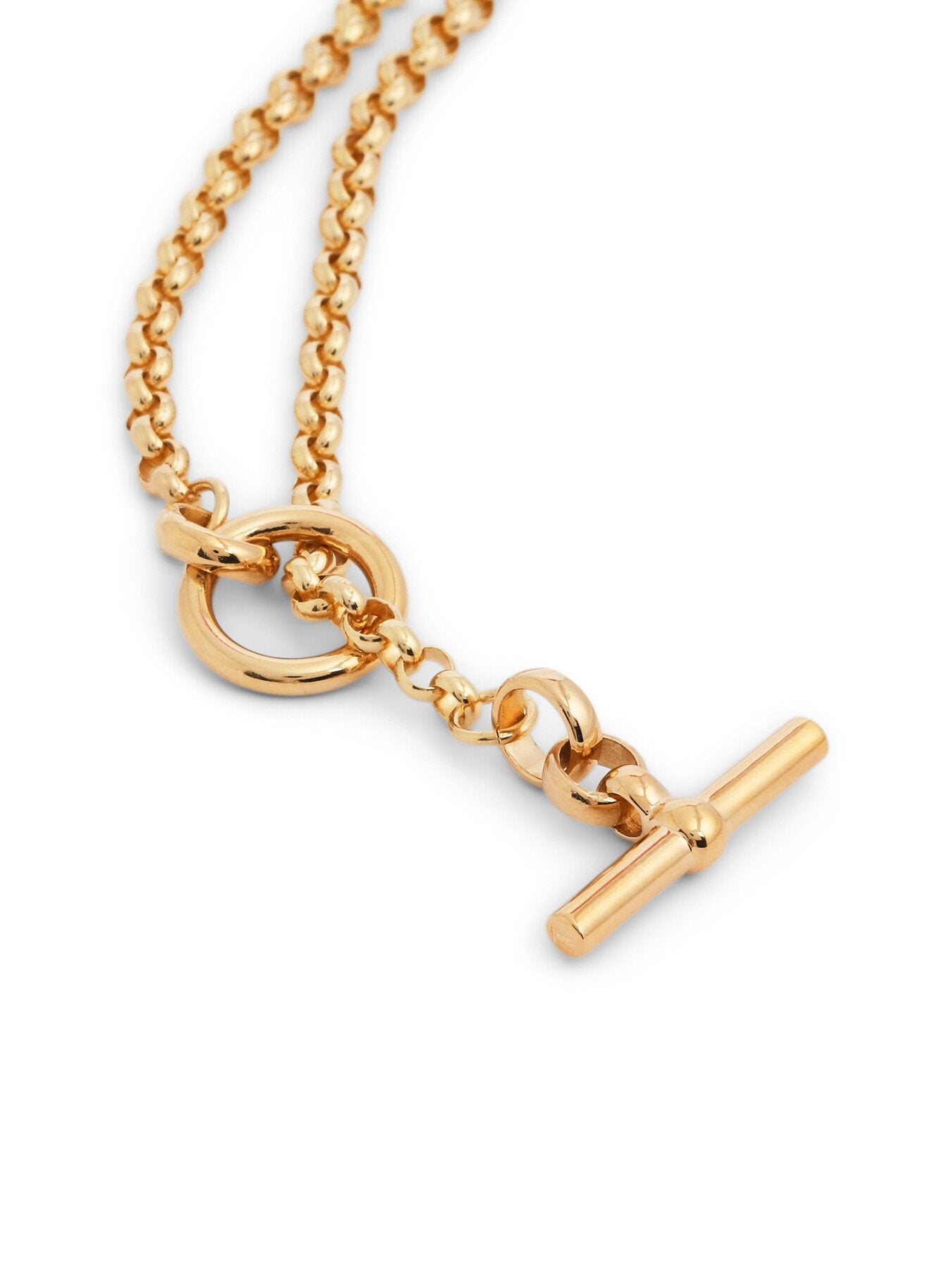 Gold Lariat Necklace
