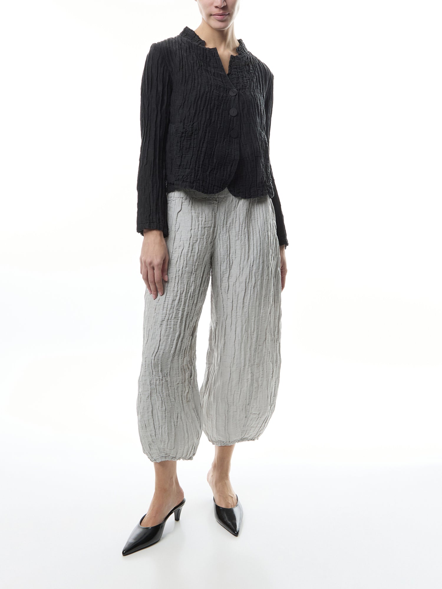 Silk Crinkle Jacket