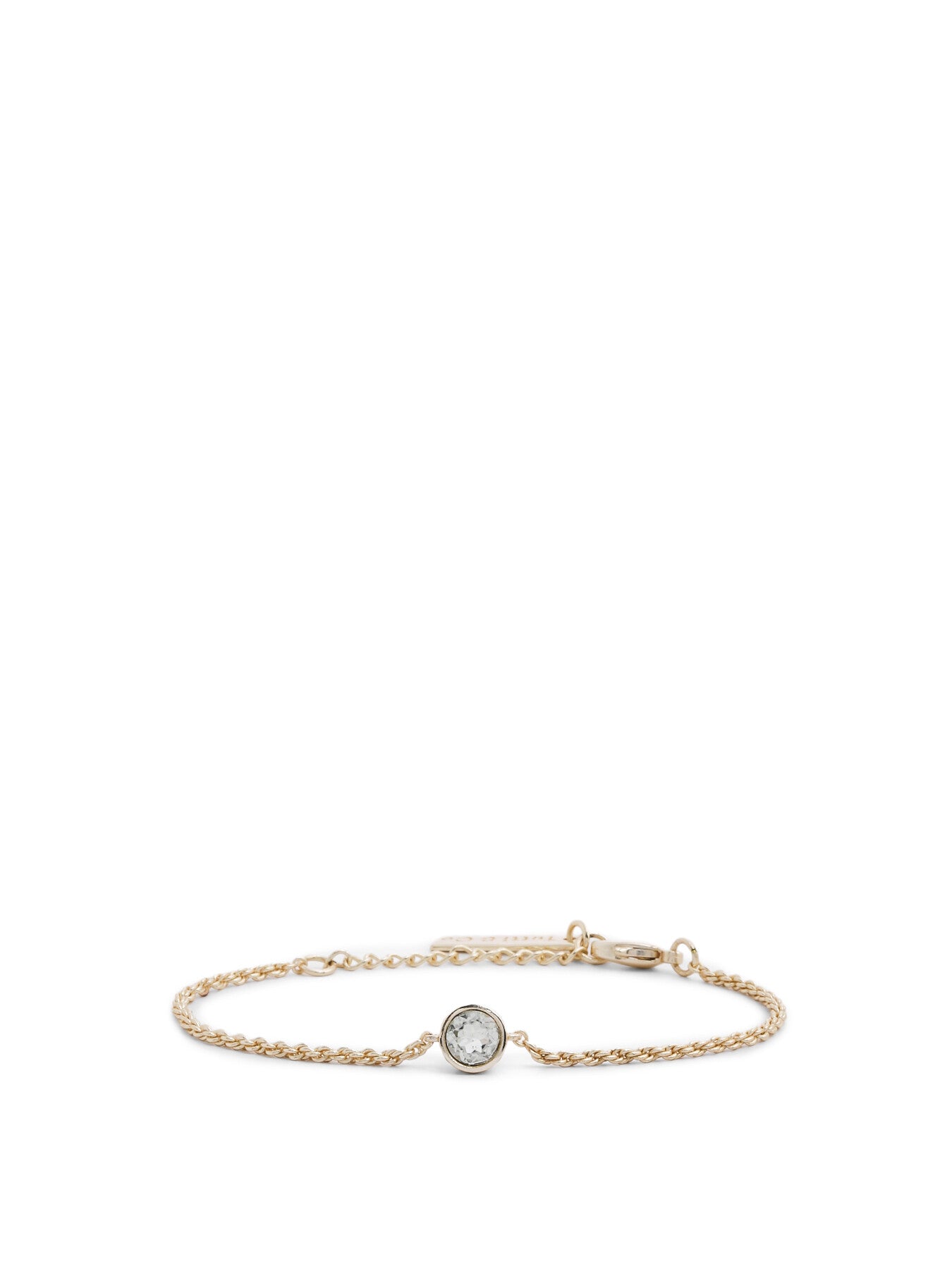 White Topaz Birthstone Bracelet