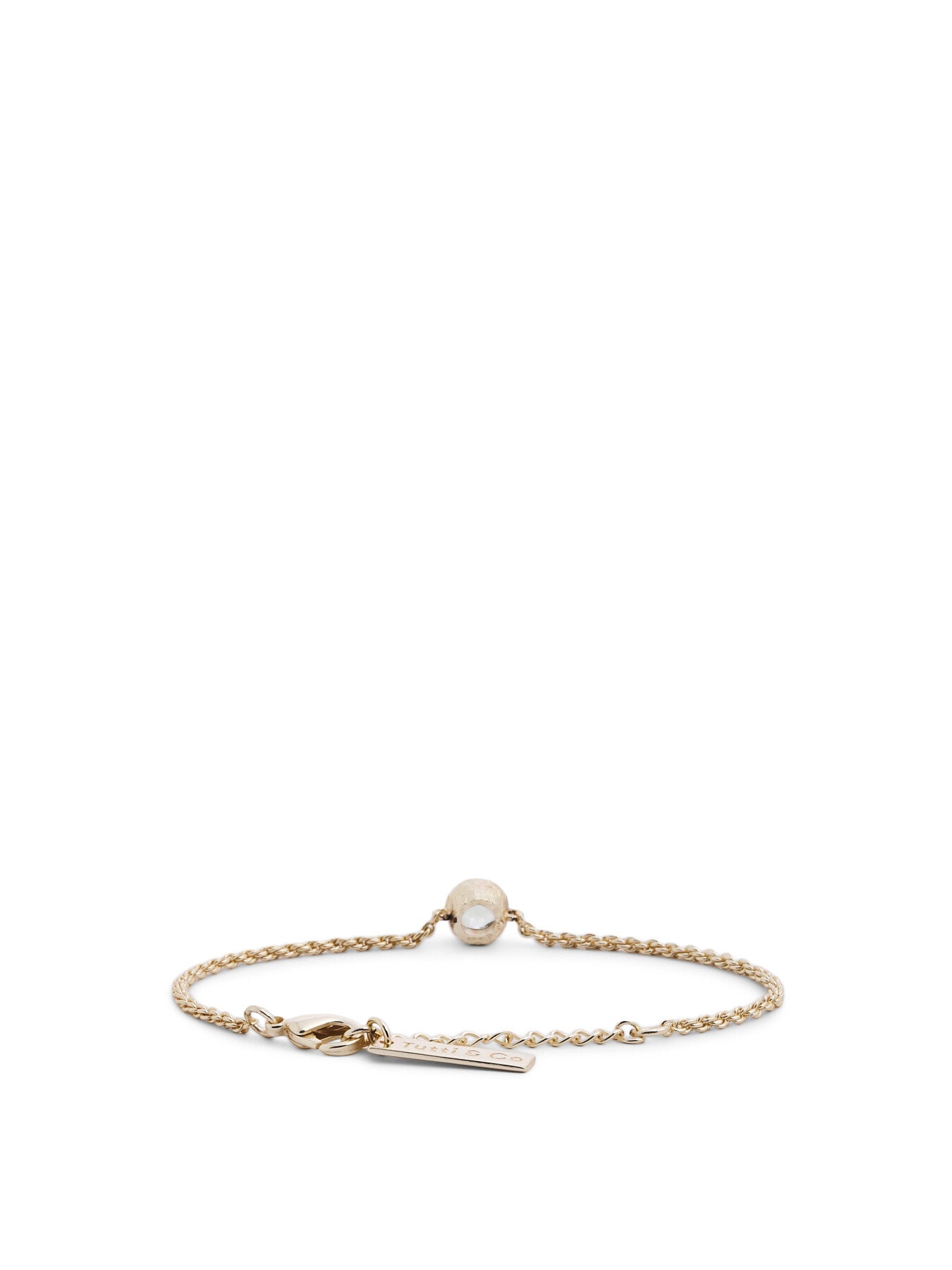 White Topaz Birthstone Bracelet
