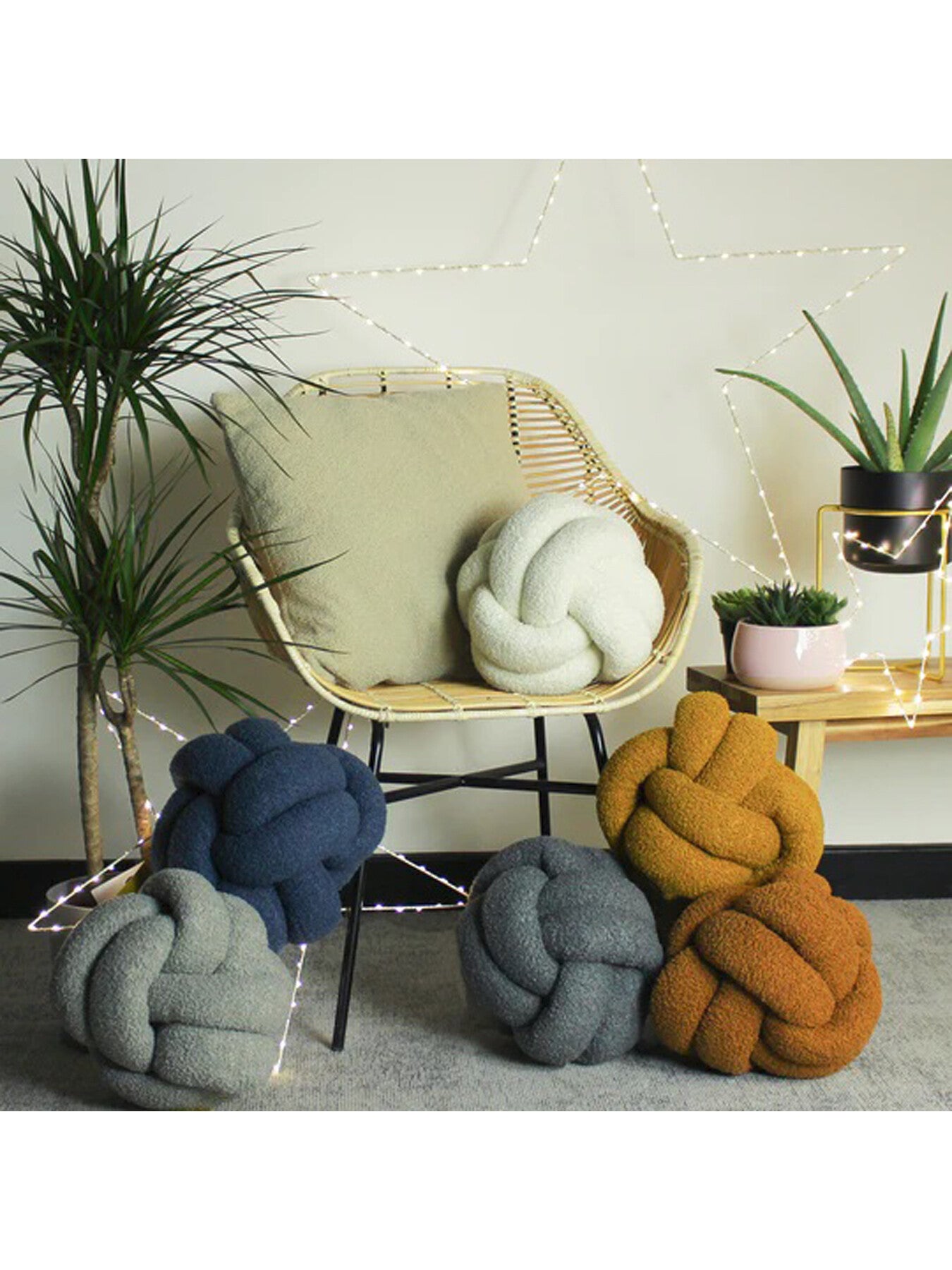 Knot Boucle Cushion