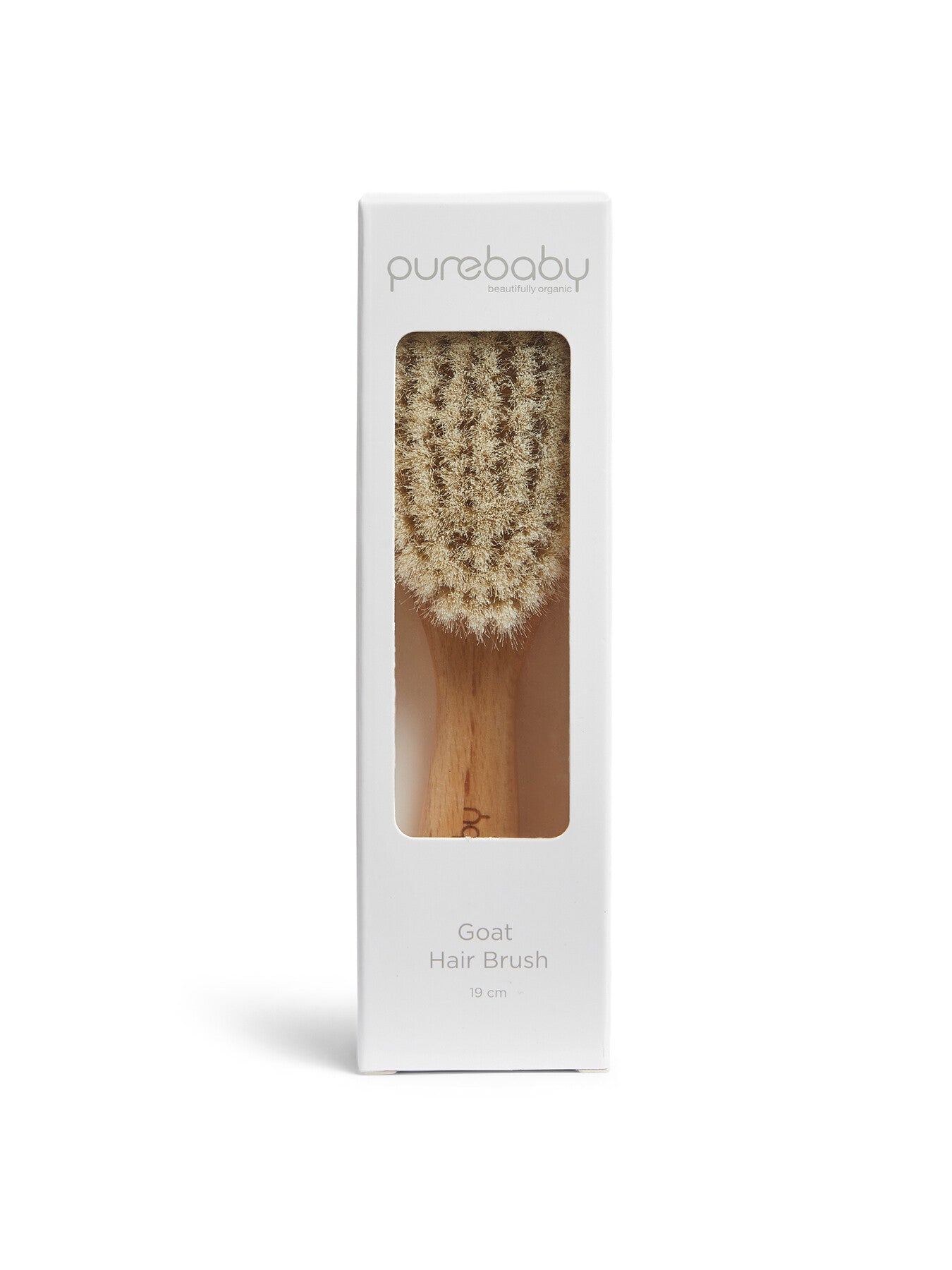 Purebaby Goat Hair Brush w box