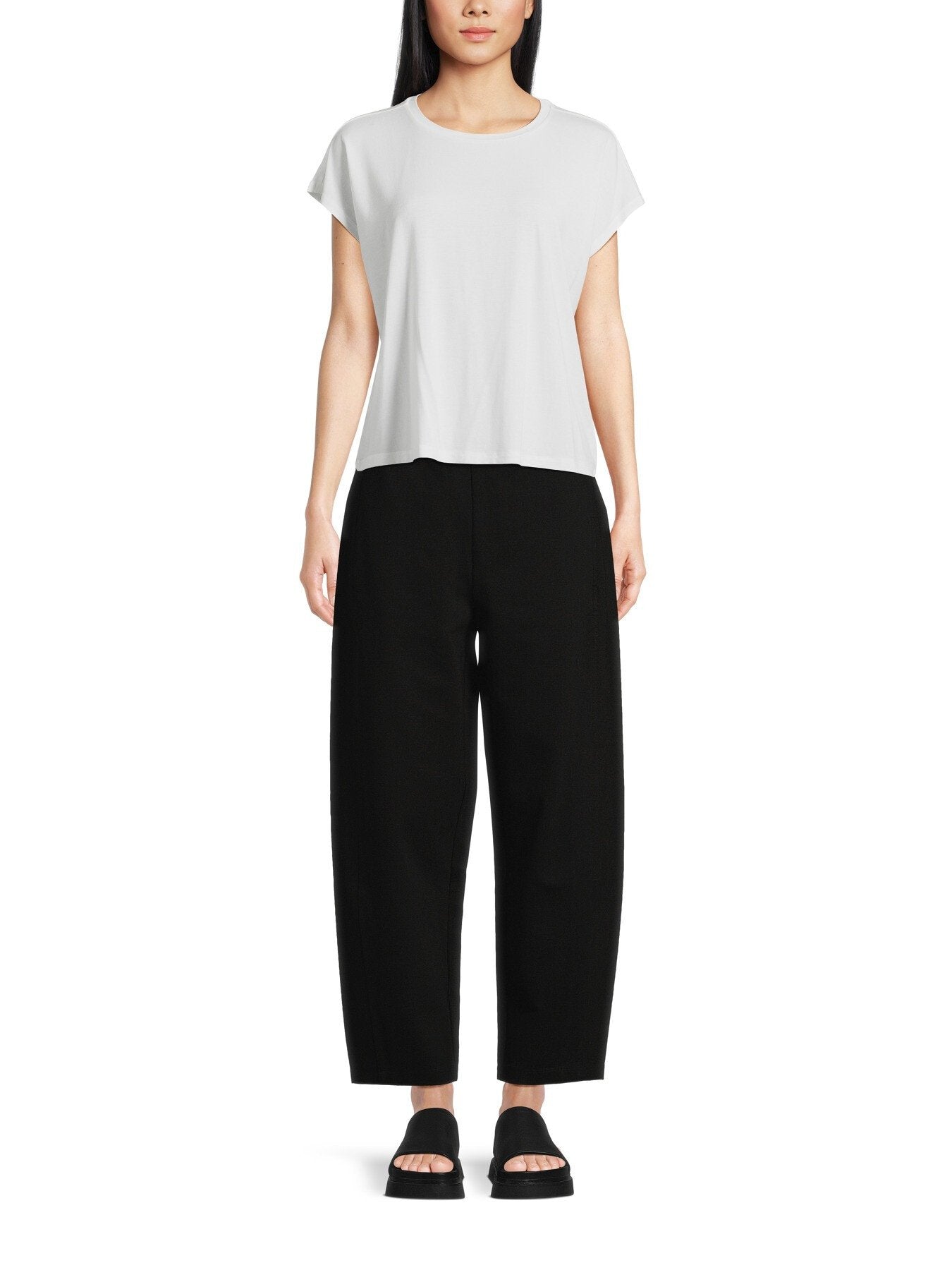 Crew Neck Boxy Top