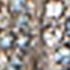 Blue/Rhodium plated