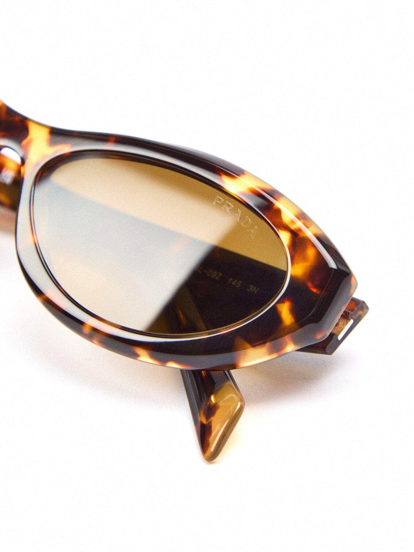 PR 26ZS Oval Slim Geometric Acetate Sunglasses