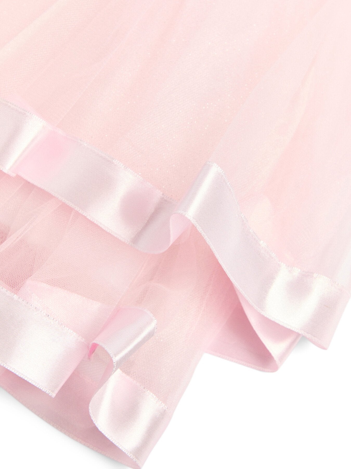 Tulle Diamanté Pink Party Dress with Headband