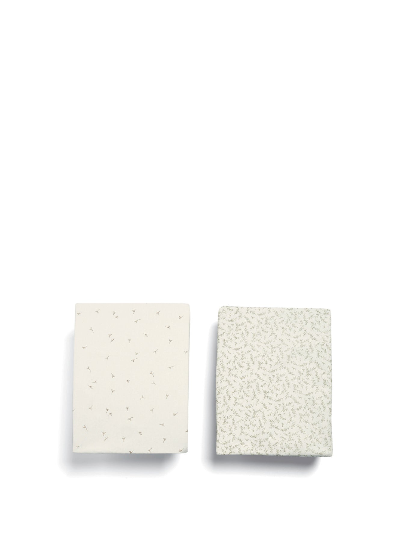 2 CotBed Fitted Sheets Seedling