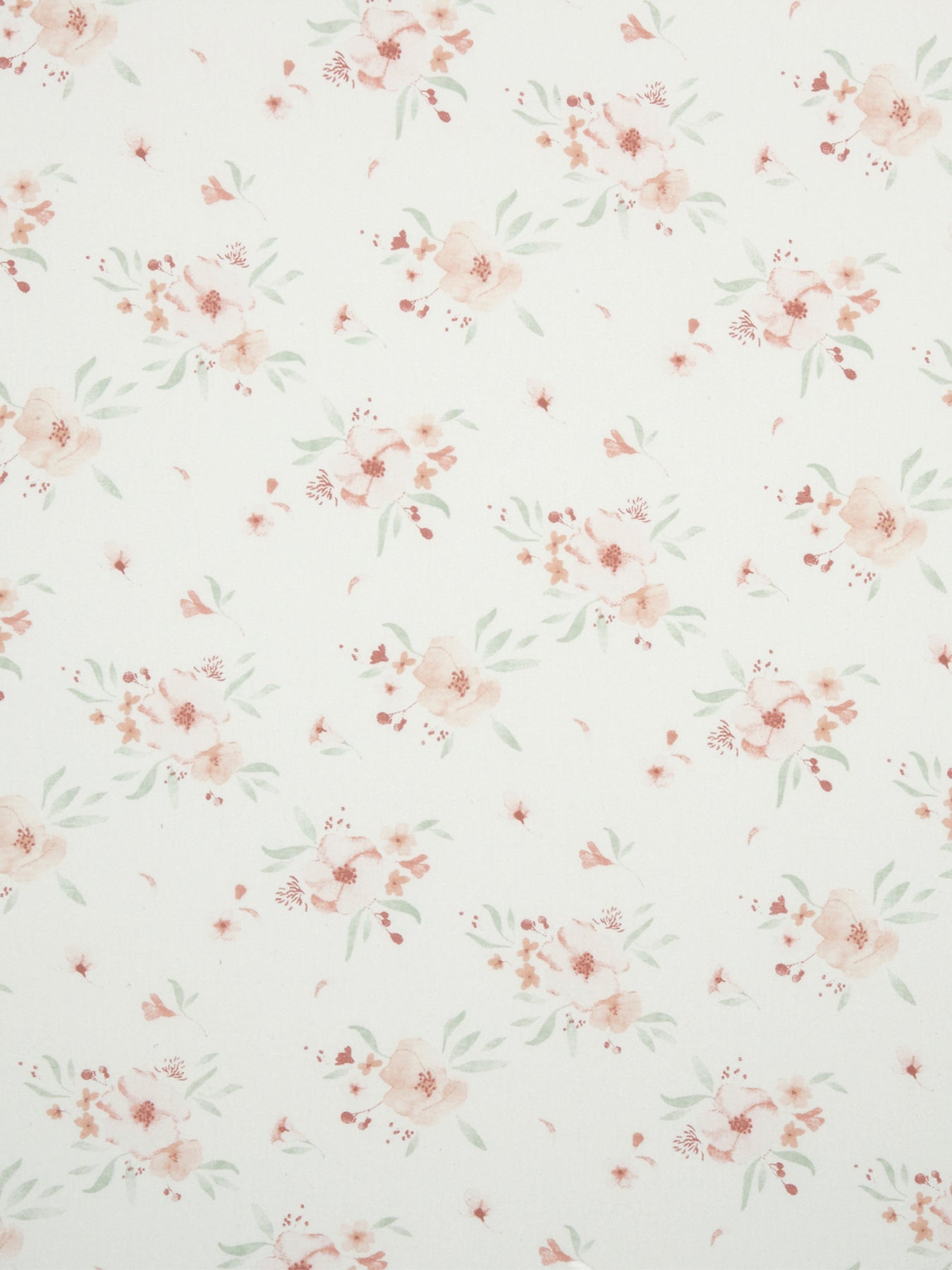 2 CotBed Fitted Sheets Floral
