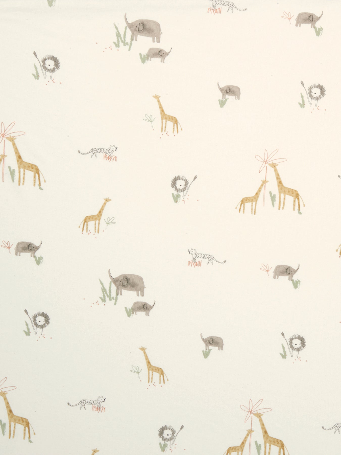 2 CotBed Fitted Sheets Jungle