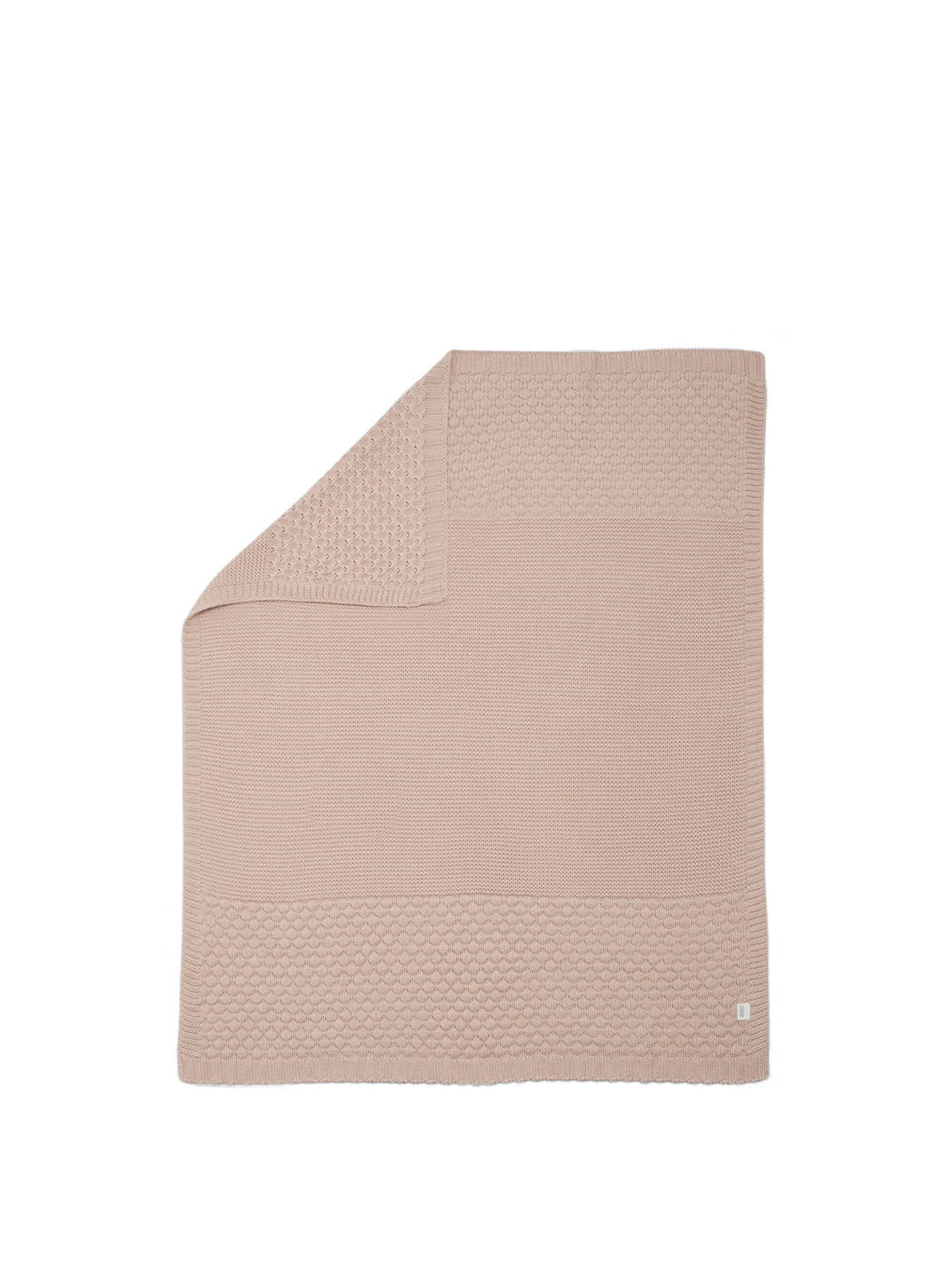 Knitted Blanket Bubble Pink