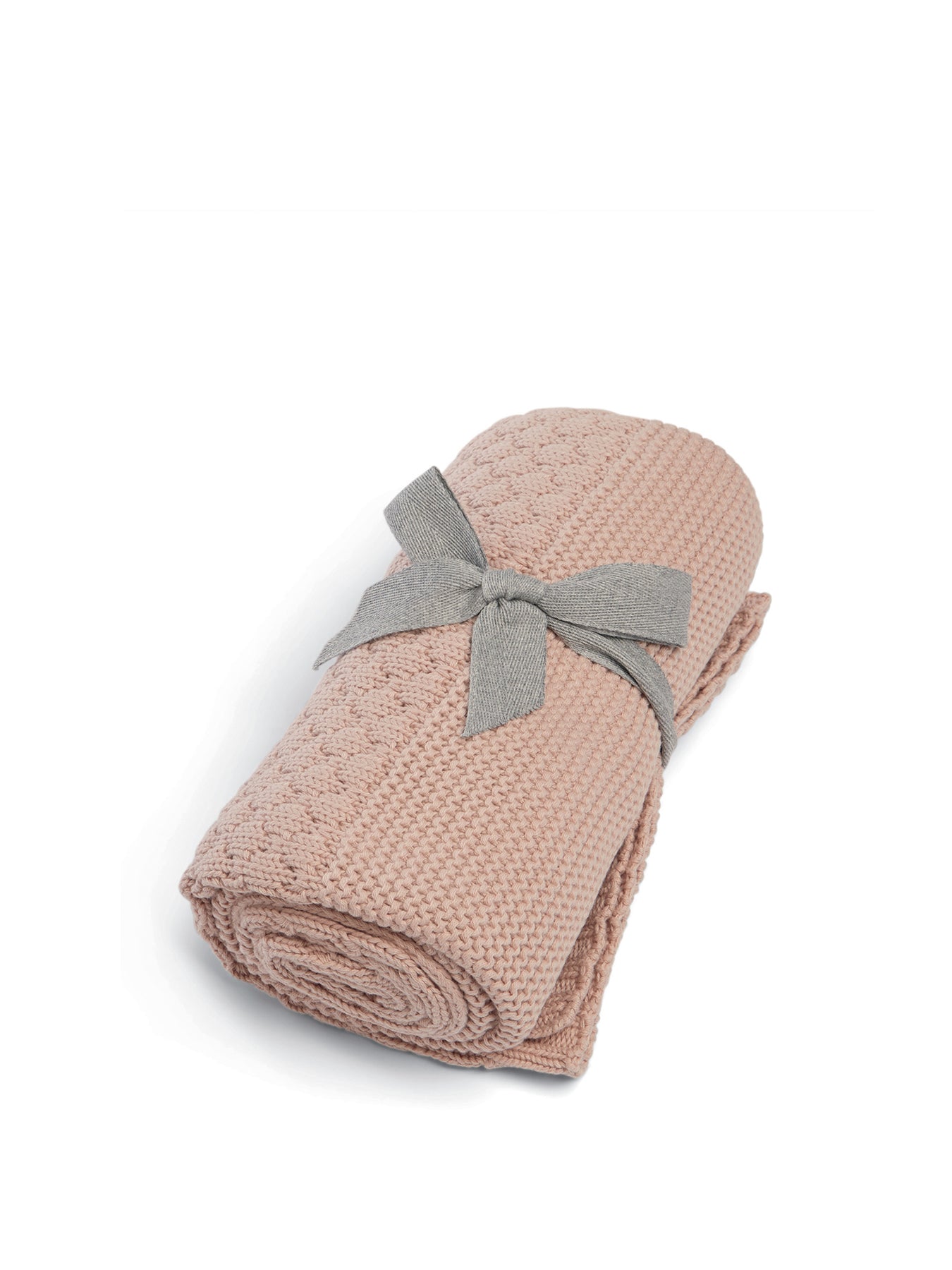 Knitted Blanket Bubble Pink