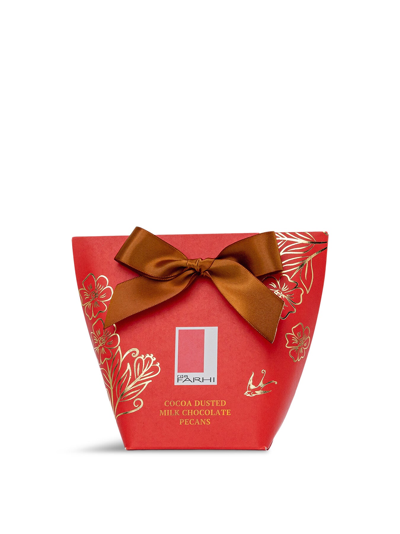 Cocoa Dusted Milk Chocolate Caramelised Pecans with Gianduja 130g