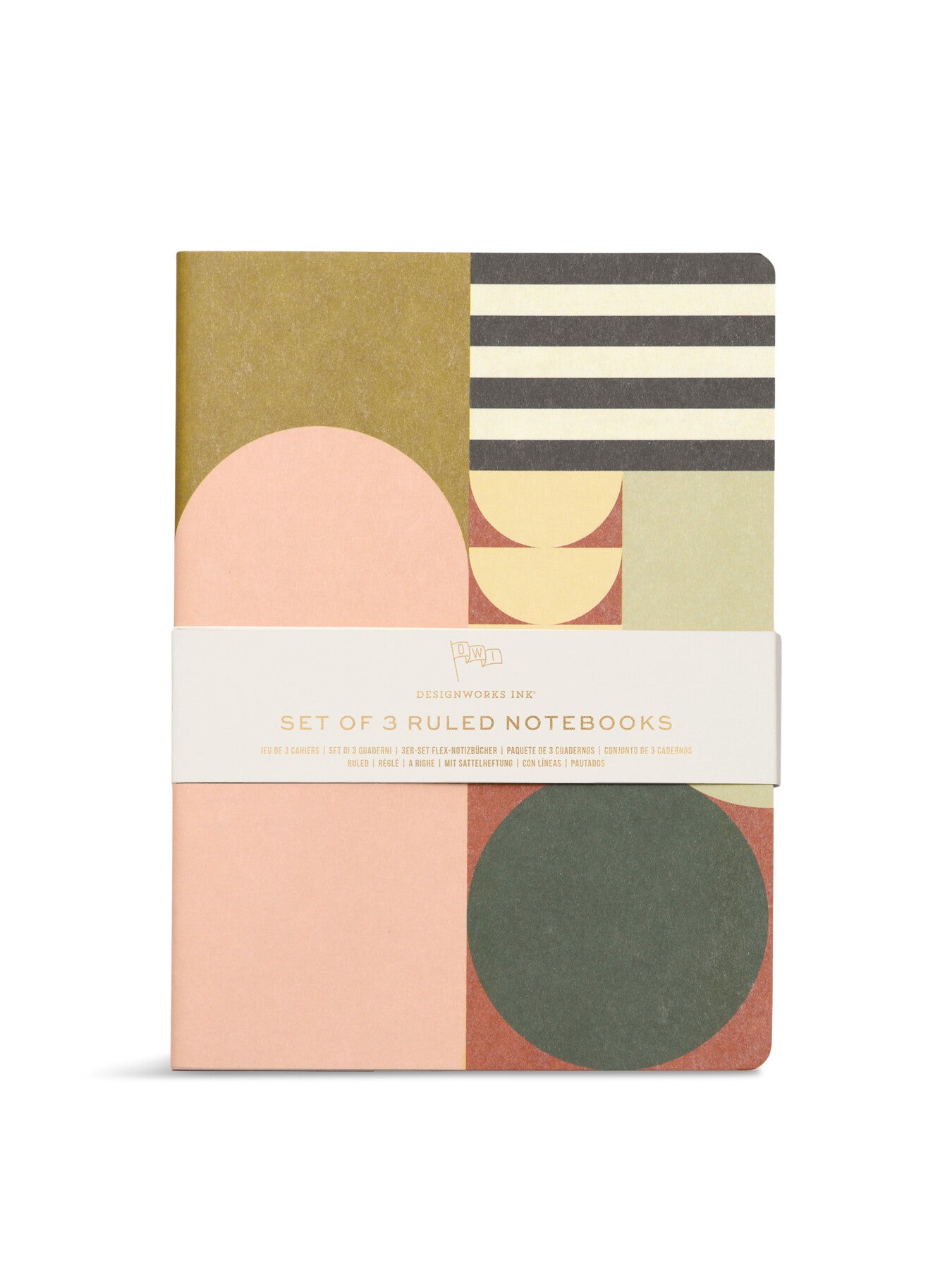 Flex Notebooks - Mod Geo Set Of 3