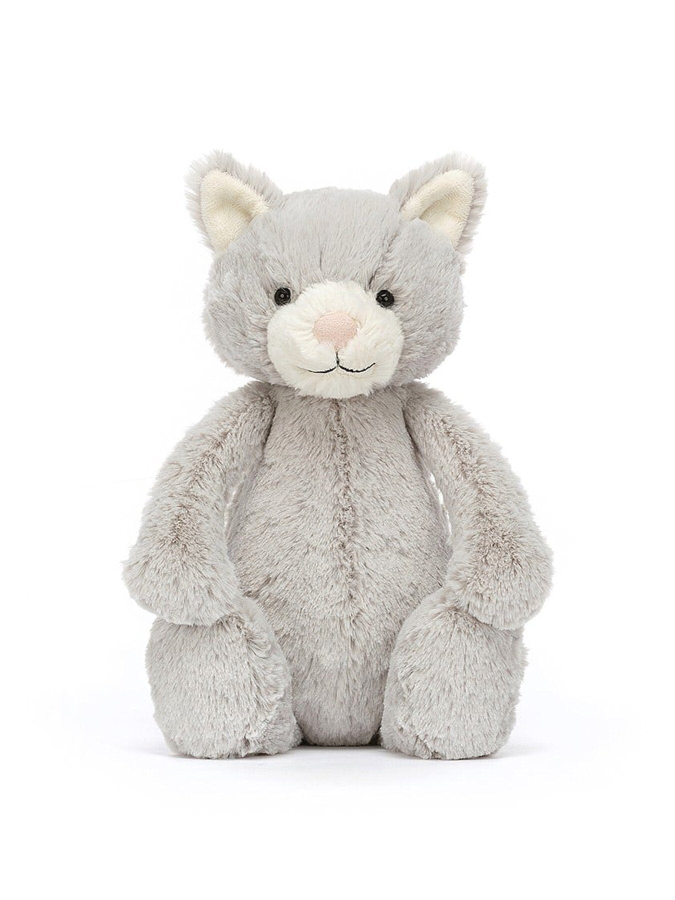Bashful Grey Kitty Medium