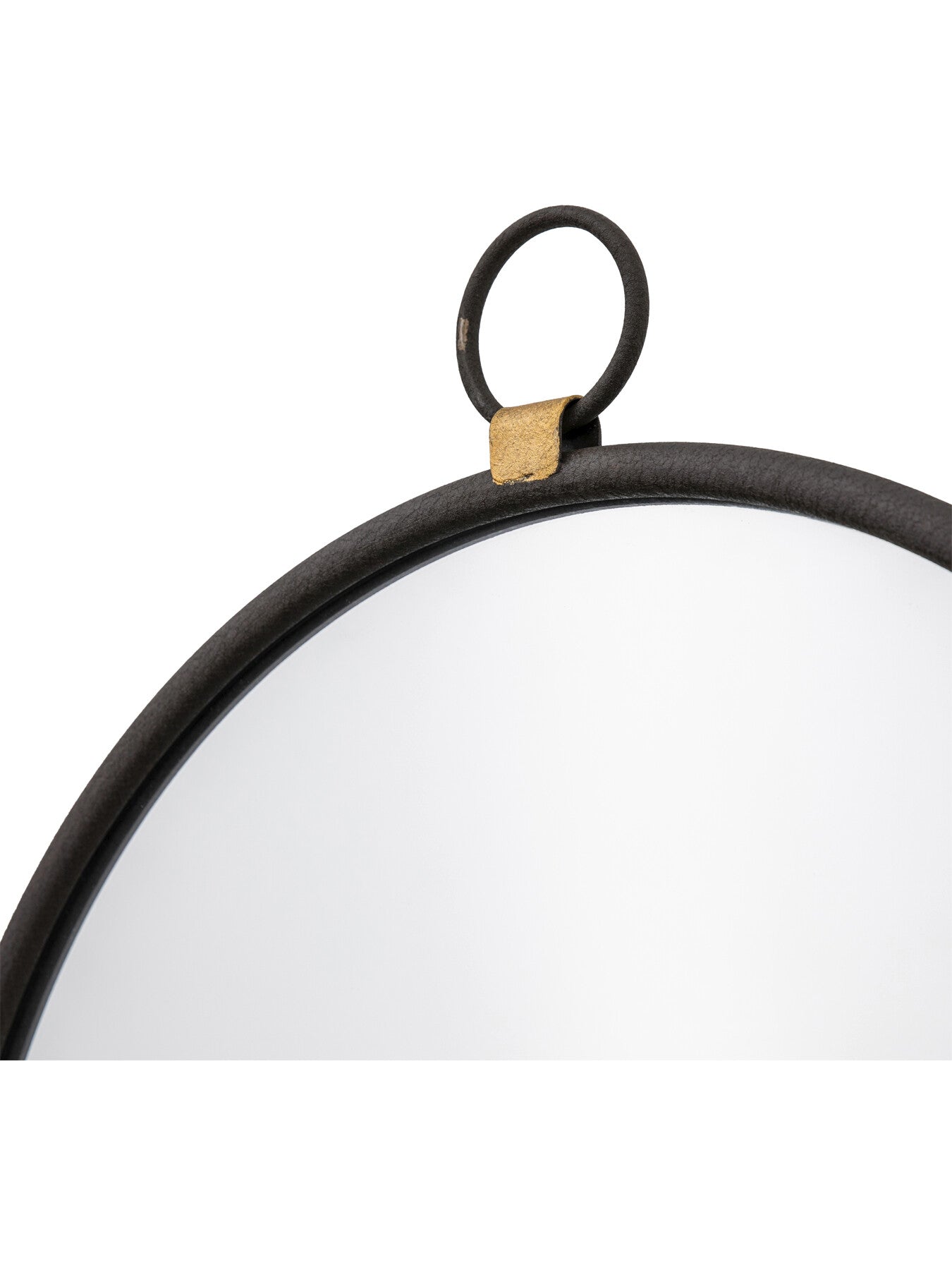 Bailey Round Mirror 60cm Black
