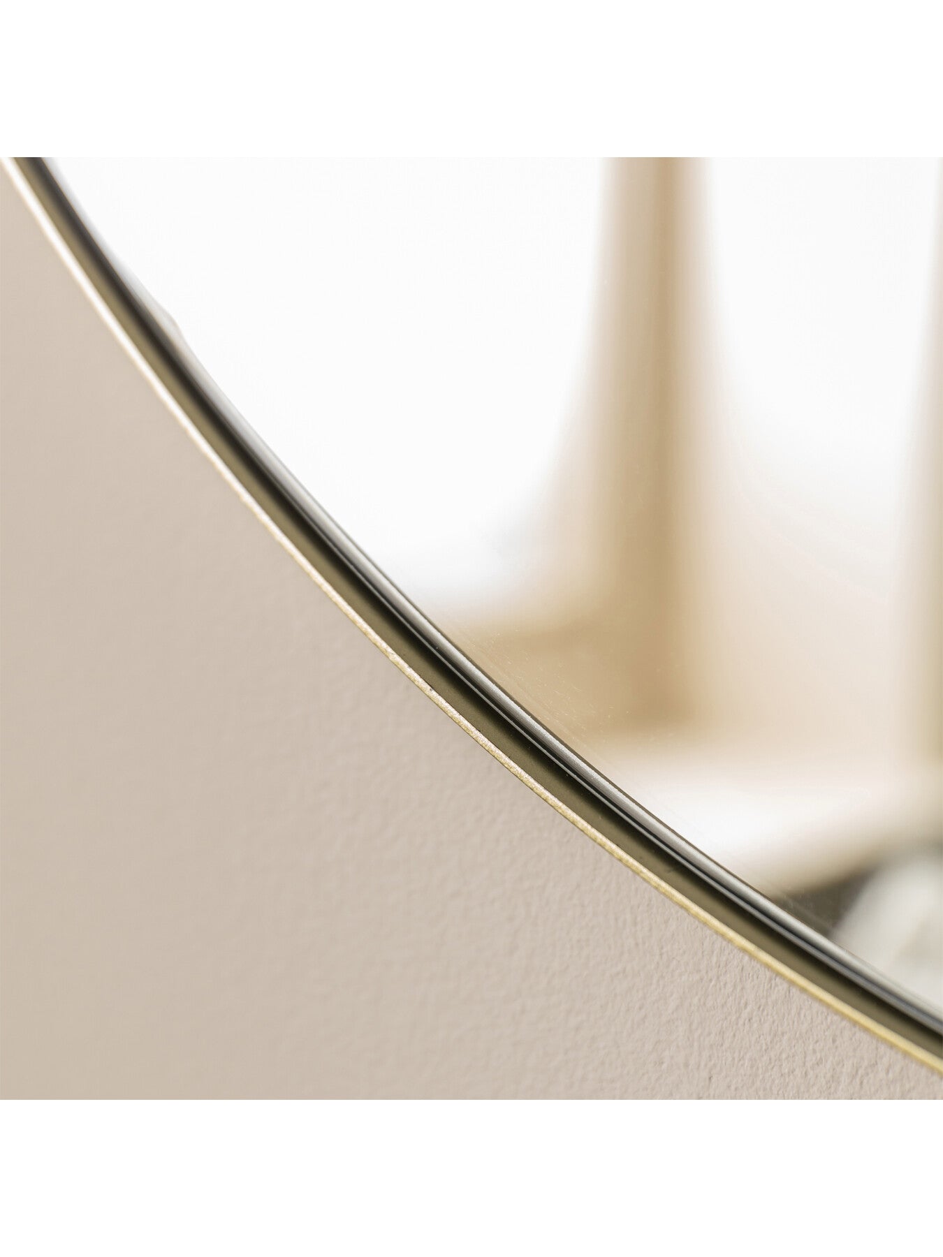 Bianca Round Mirror 80cm Black