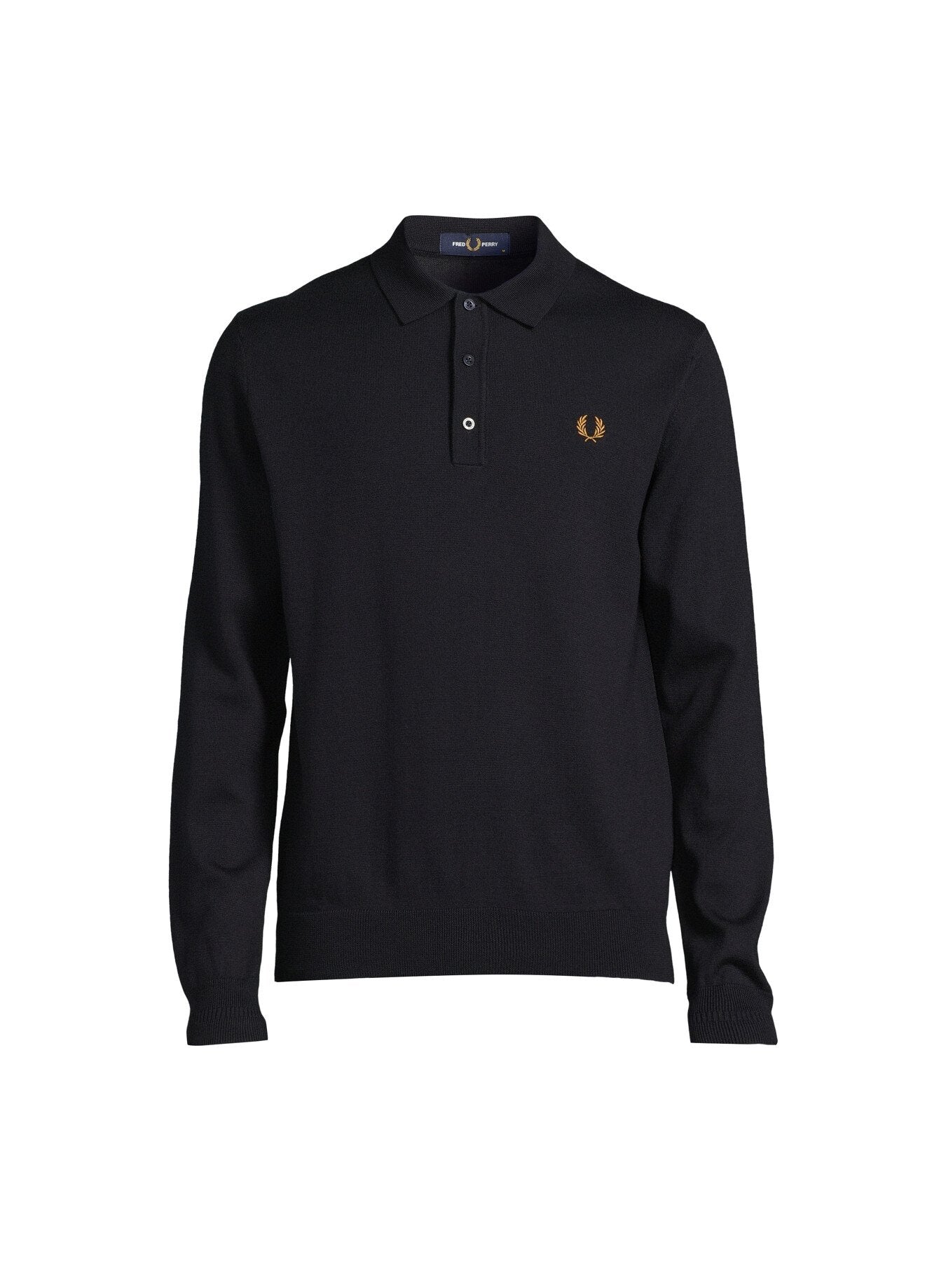 Long Sleeve Knitted Polo Shirt