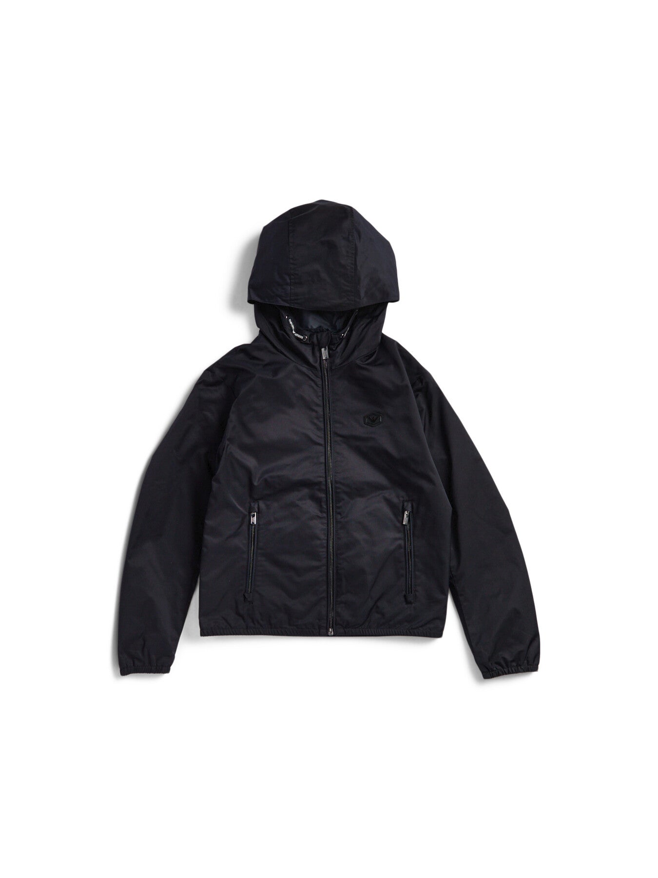 Blouson jacket with hood