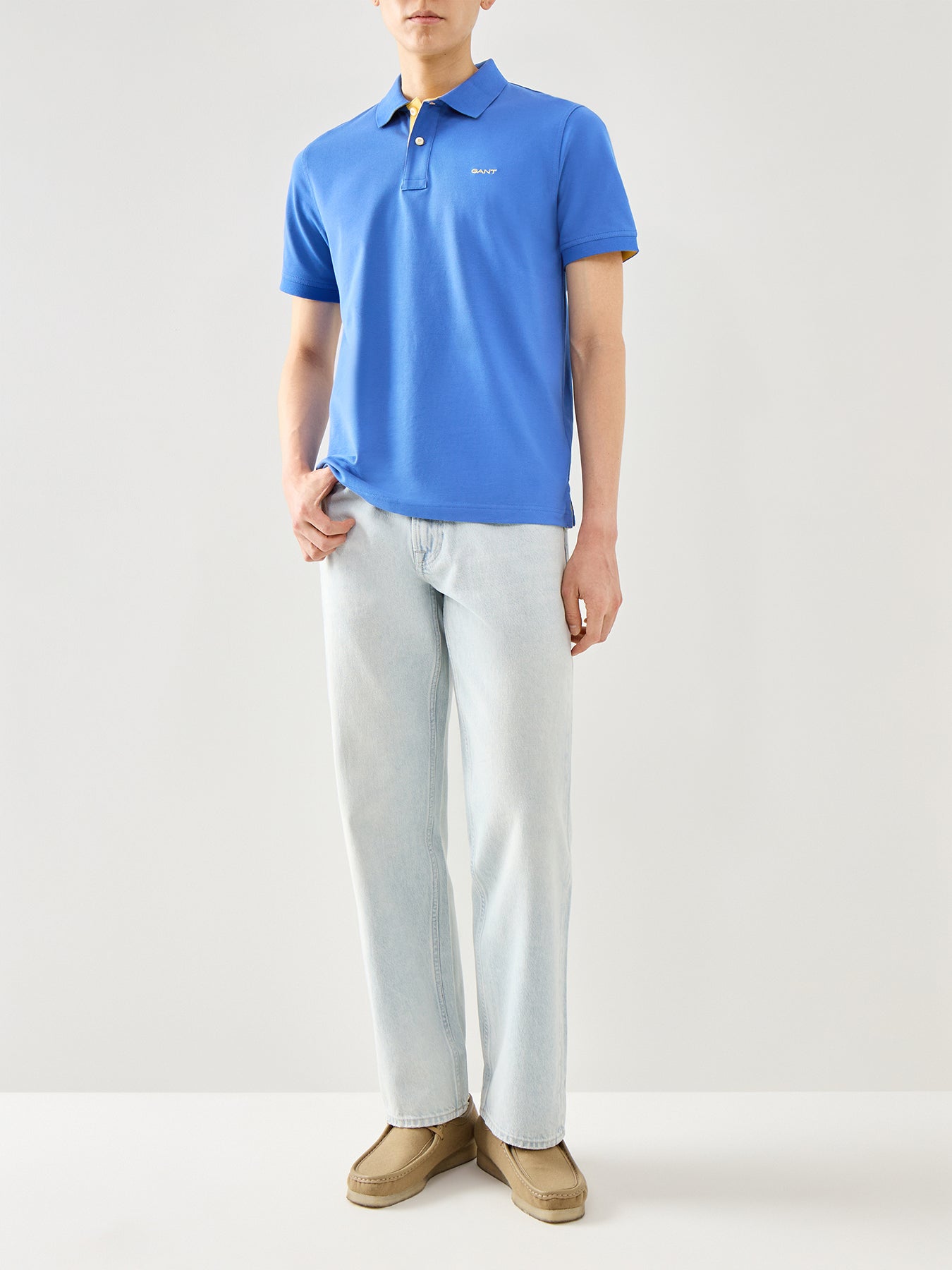 Contrast Pique Polo