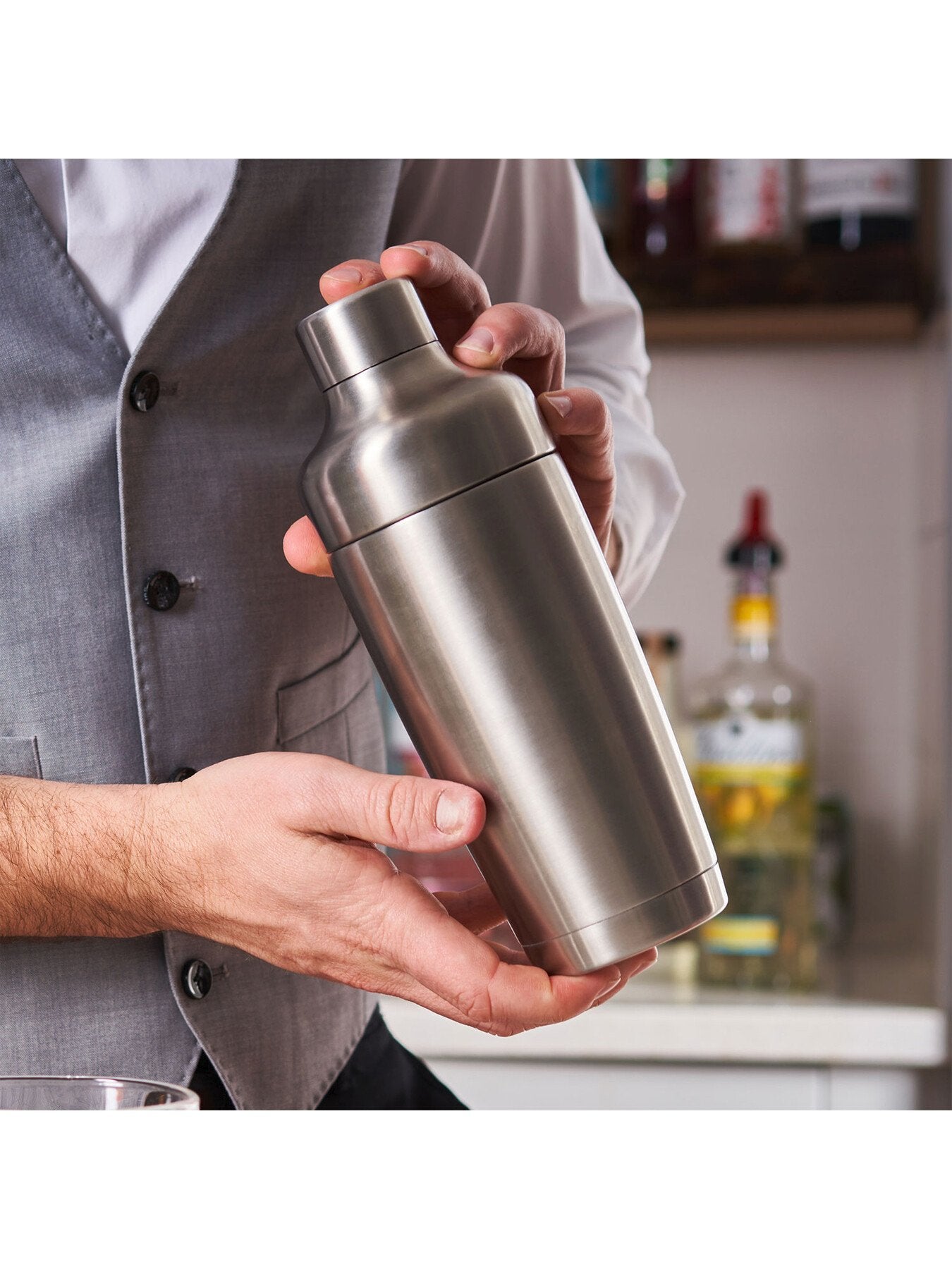 Double Wall Vacuum Cocktail Shaker