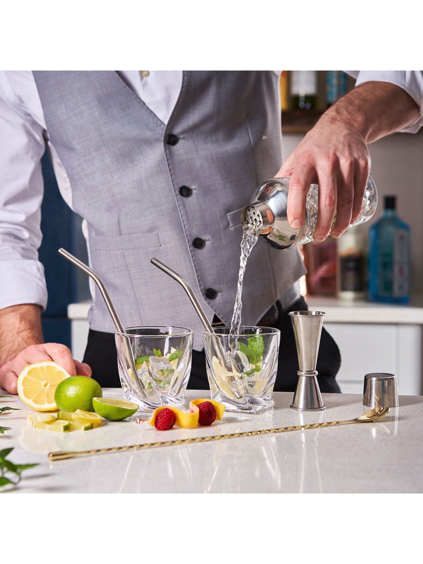 Glass Cocktail Shaker