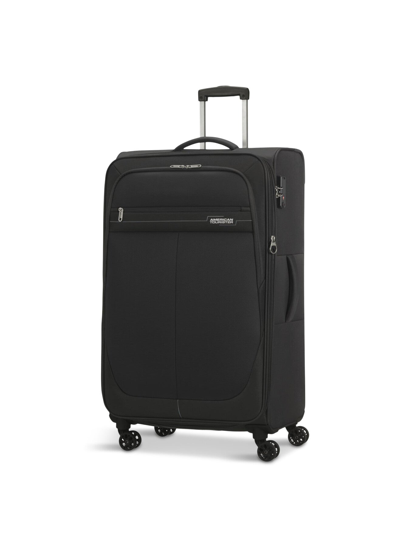 American Tourister Deep Dive Large 80cm Suitcase Black Grey